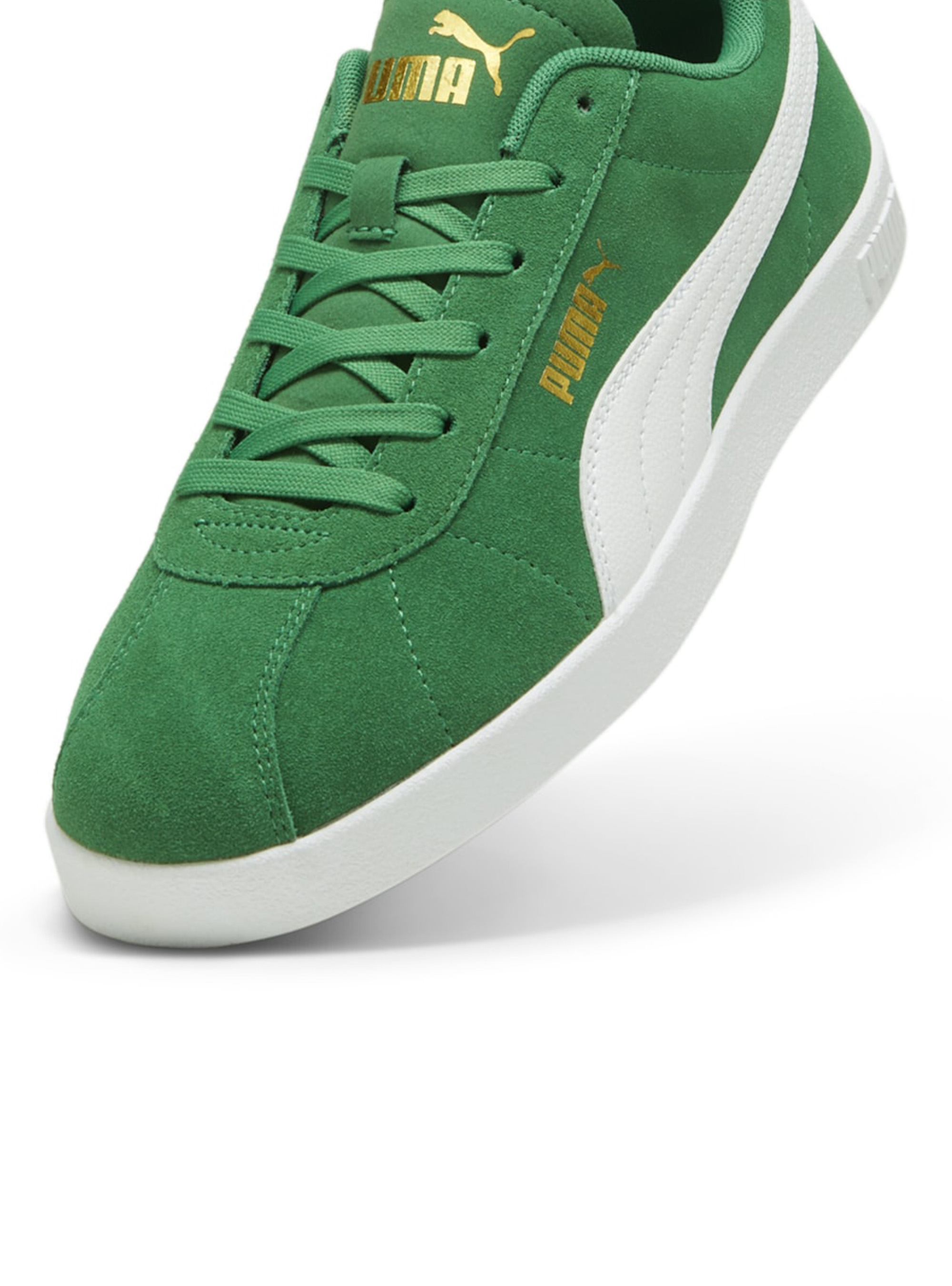 PUMA Club II Unisex Suede Sneakers, GN2 GREEN MEDIUM