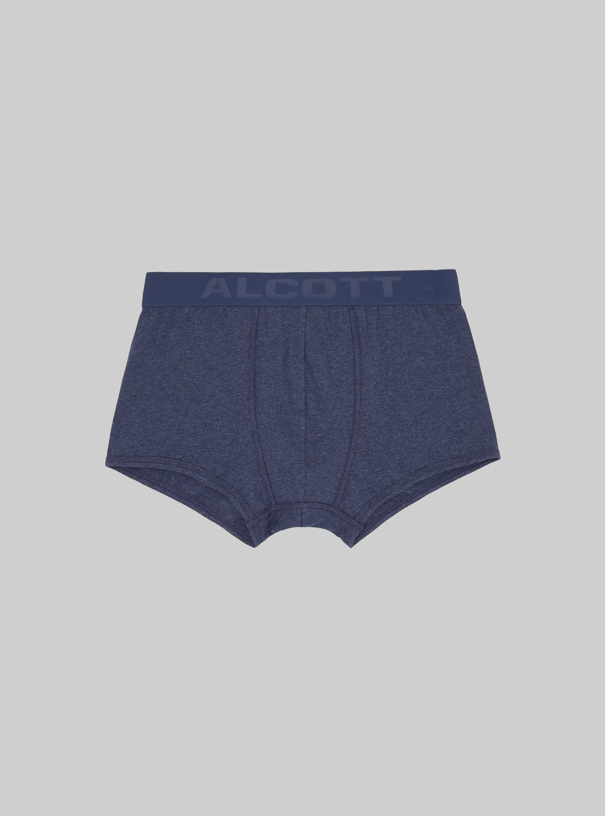 Boxer in cotone elasticizzato con logo, MBL2 BLUE MEL MED