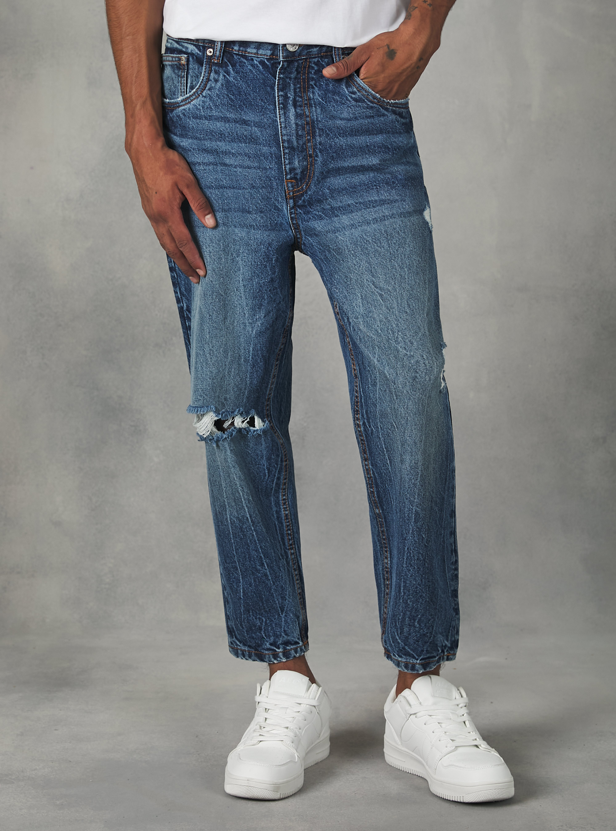 Vaqueros carrot fit, D003 MEDIUM BLUE