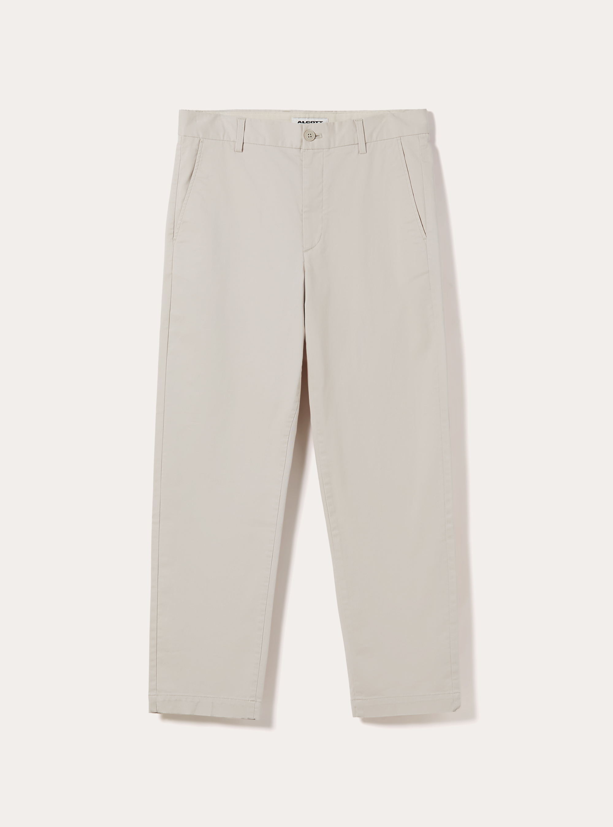 Slim fit chino trousers, CR3 CREAM LIGHT