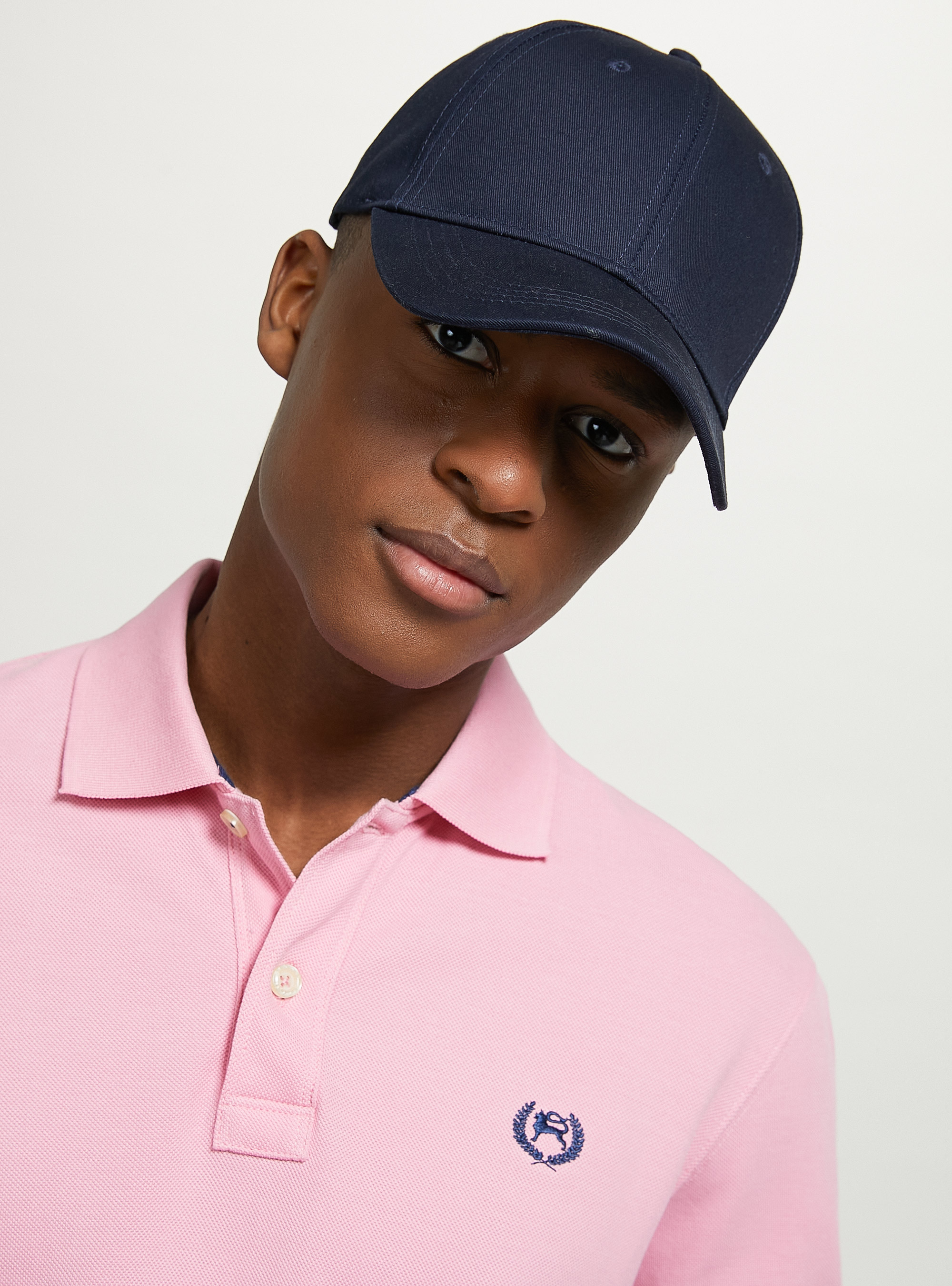 Mens pink polo sales hat