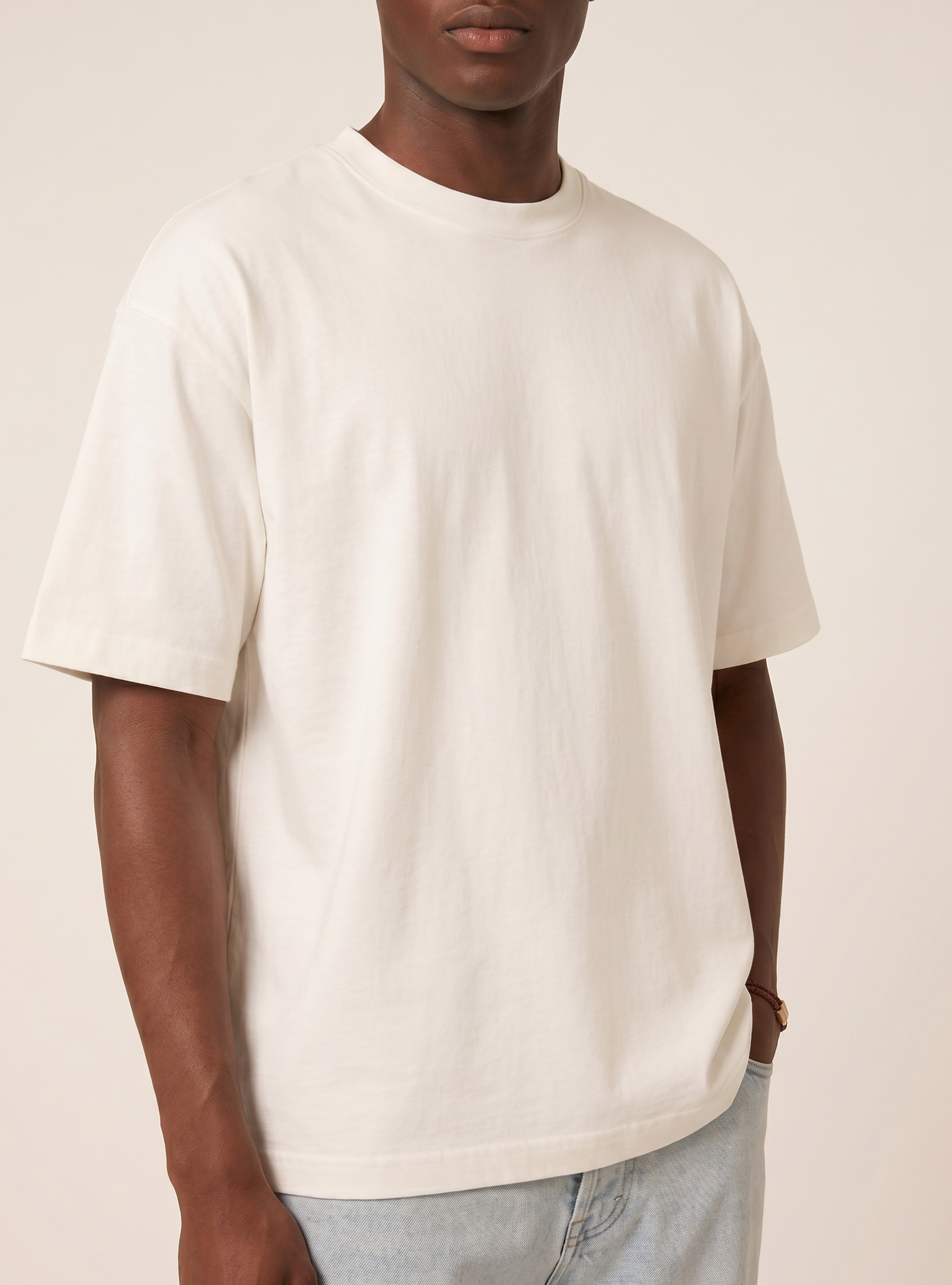 T- shirt base boxy con stampa lo faccio domani, WH1 OFF WHITE