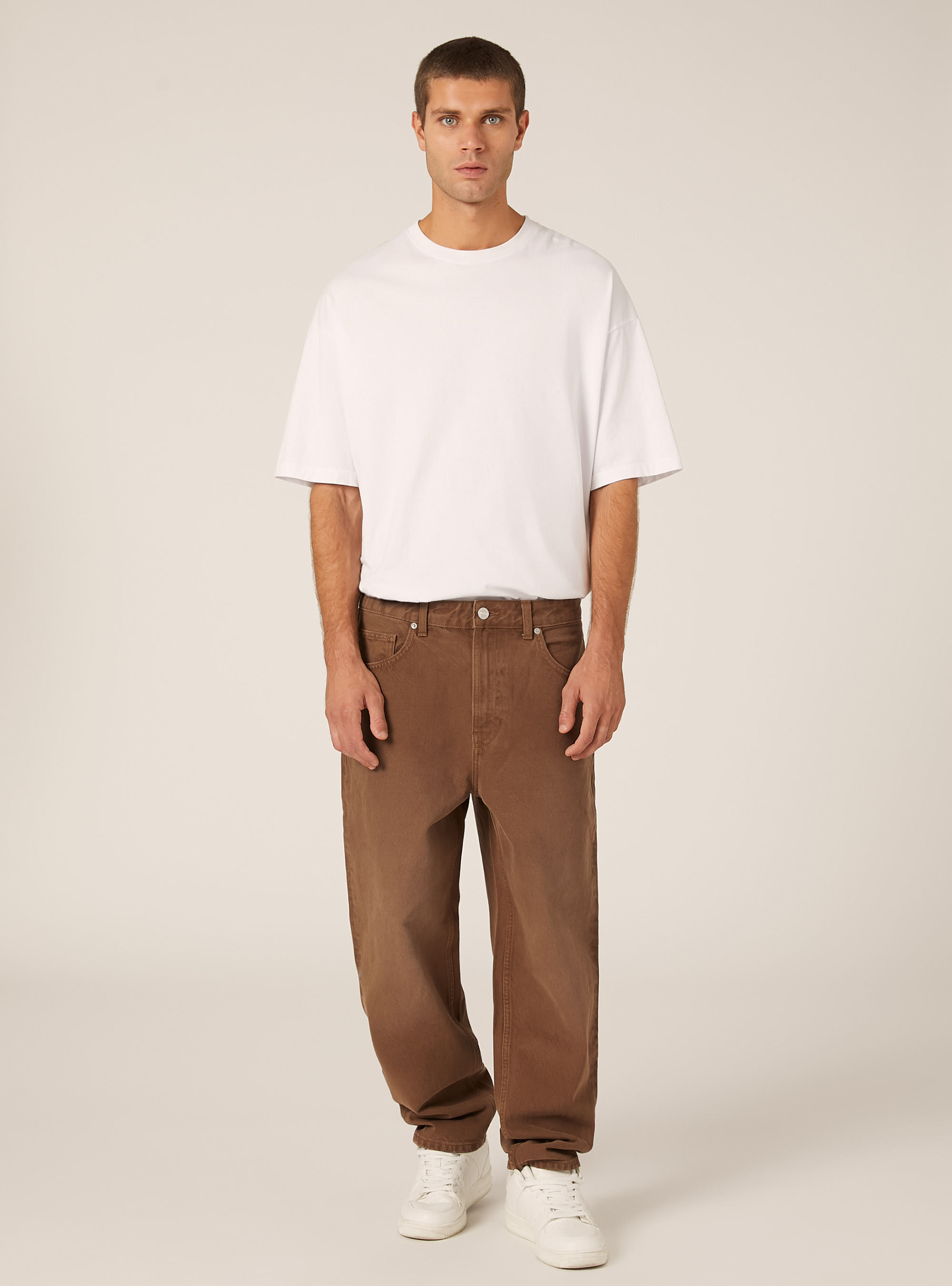 Loose fit jeans, BR2 BROWN MEDIUM