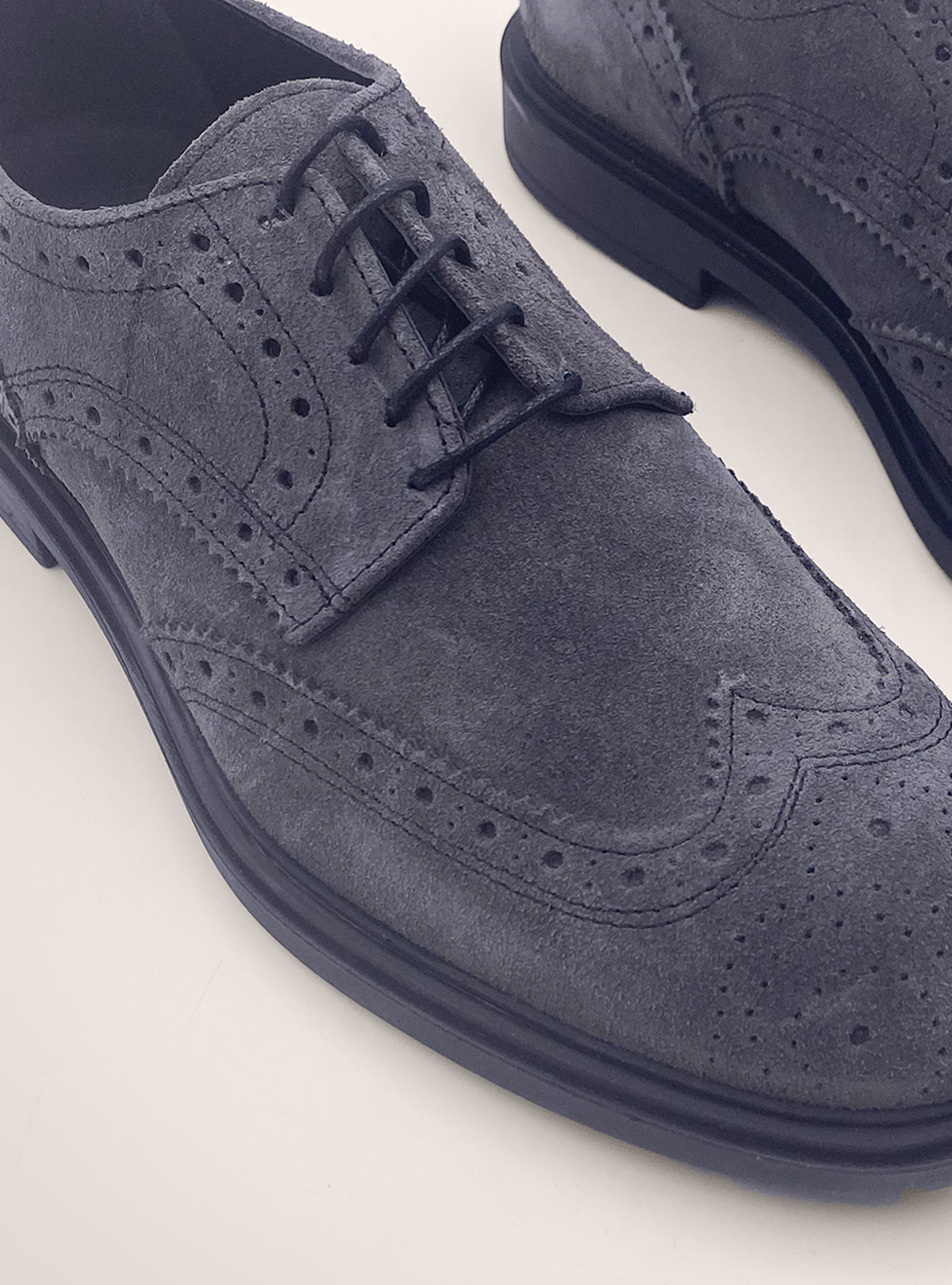 Scarpa derby in vera pelle, C167 GREY