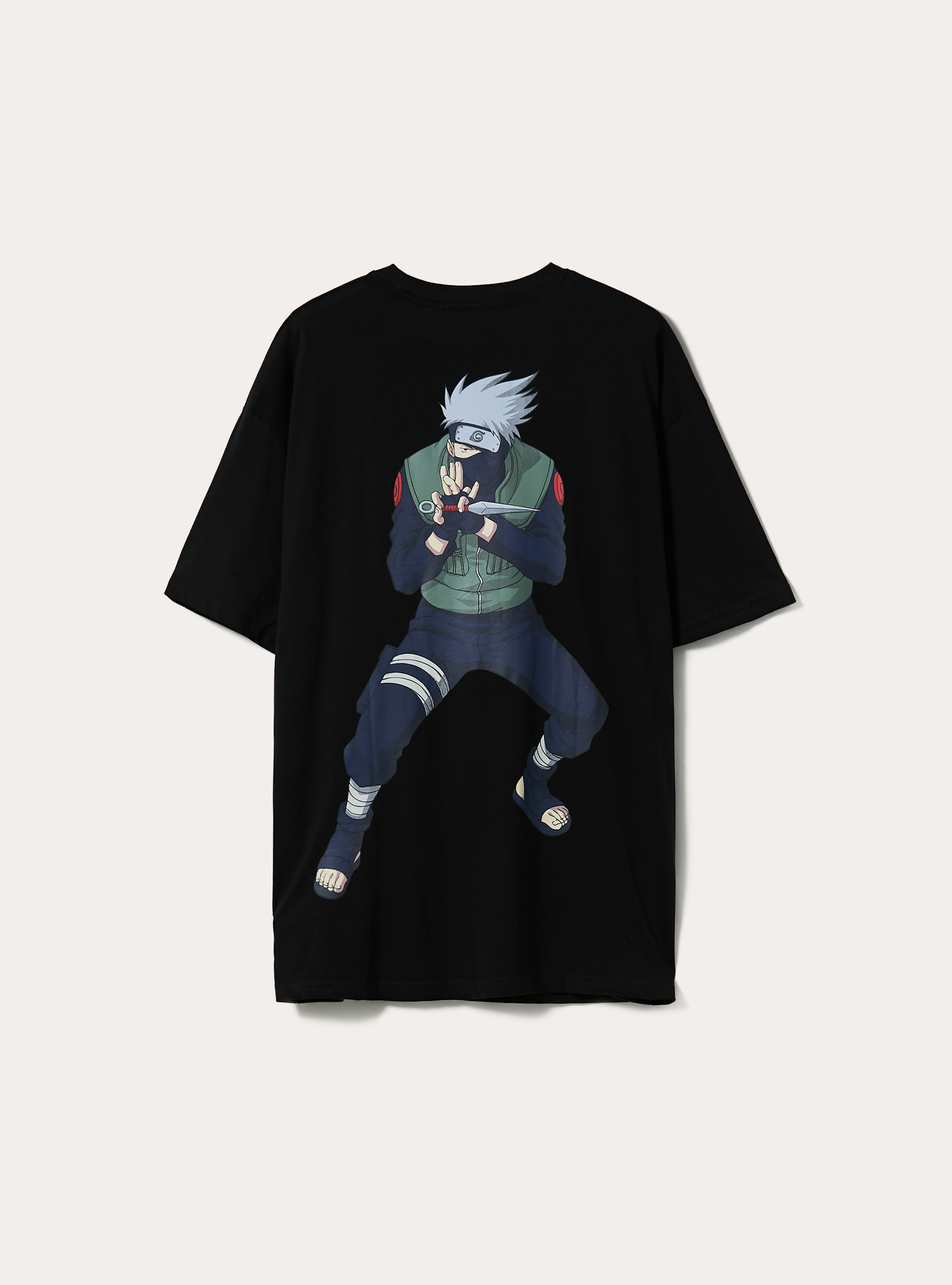 Naruto / Alcott-T-Shirt in Übergröße, BK1 BLACK