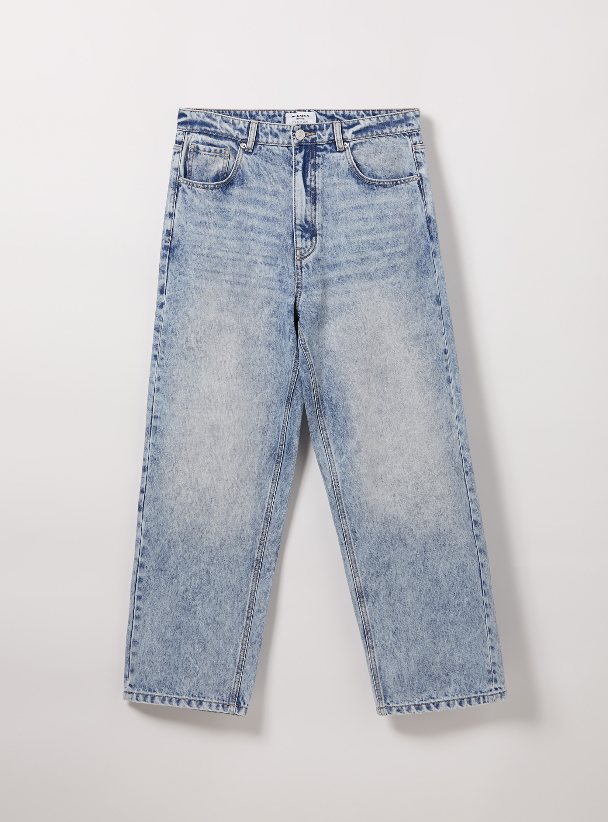 Baggy fit jeans, D006 AZURE