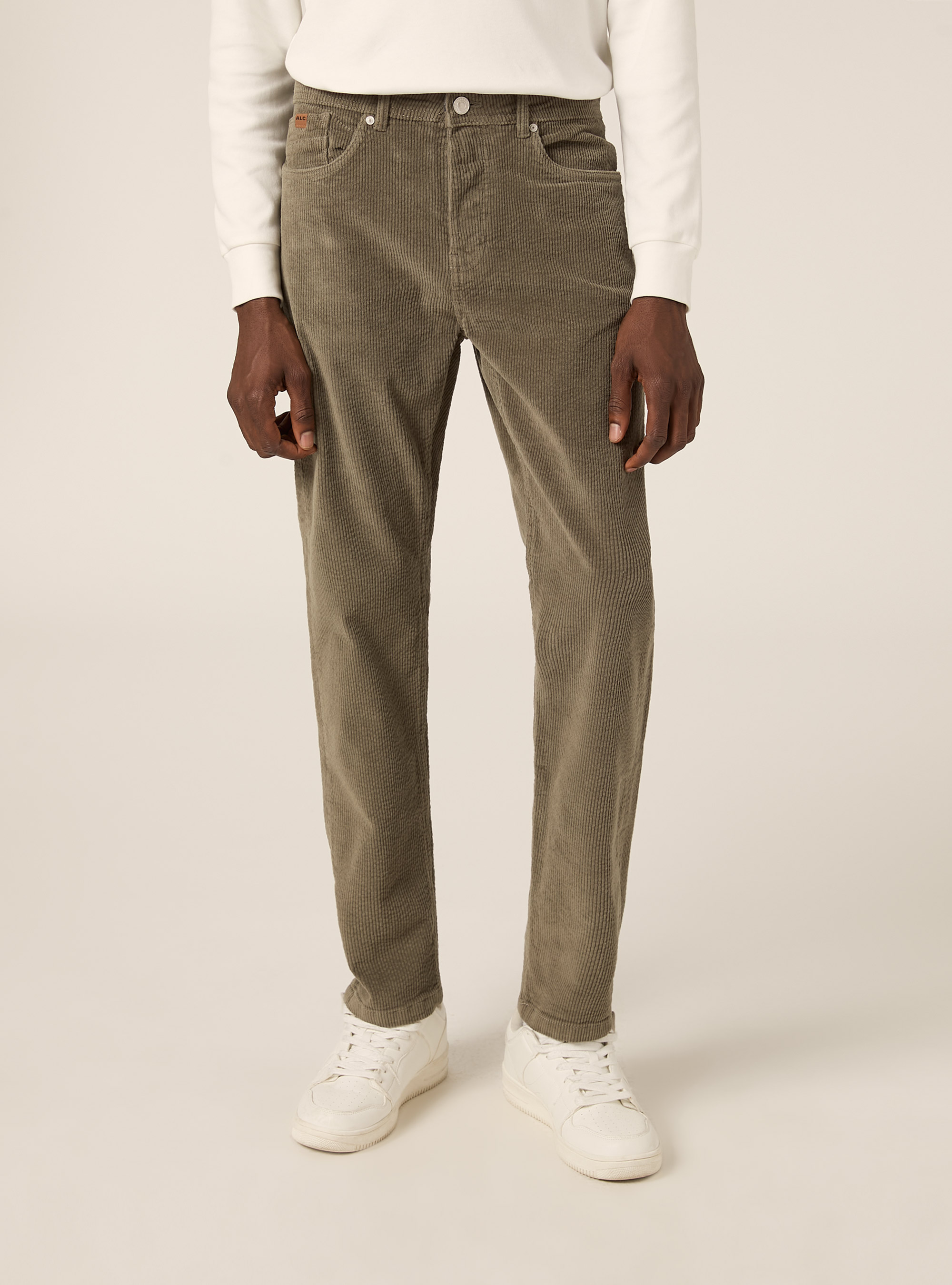 Pantalon skinny en velours cotelé, KY2 KAKY MEDIUM