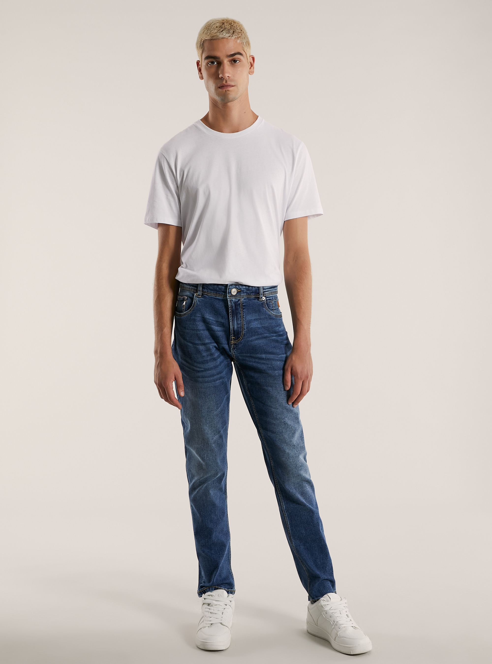 Skinny fit jeans, D003 MEDIUM BLUE