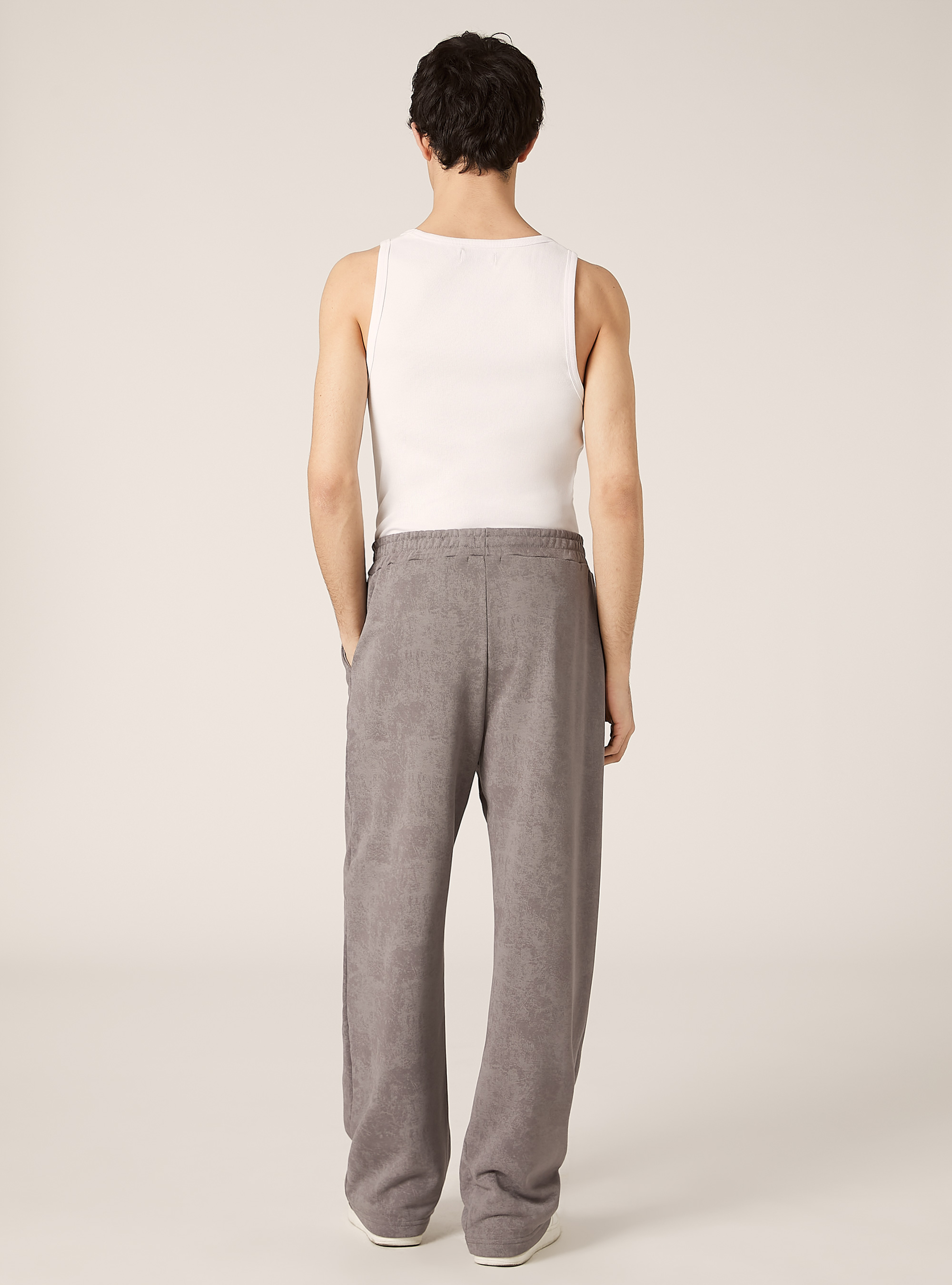 Joggers jaspeados holgados, GY2 GREY MEDIUM