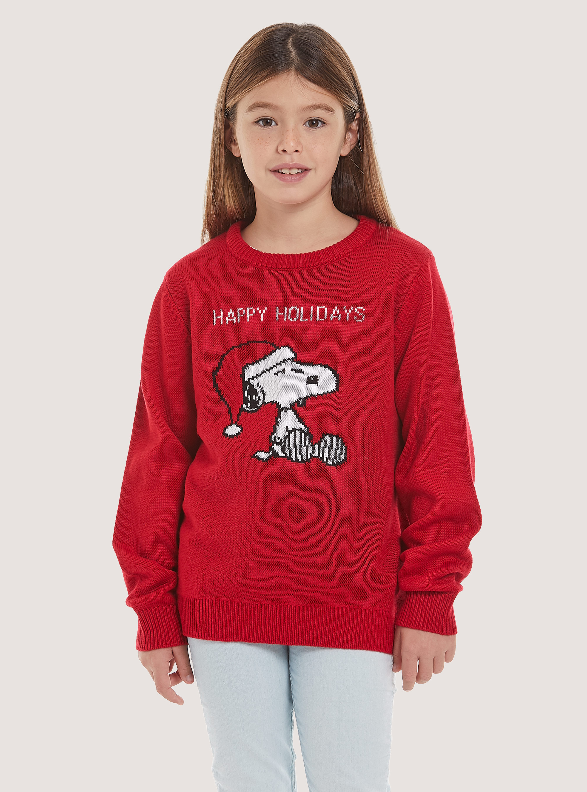 Pullover Peanuts x Christmas Family Collection, RD2 RED MEDIUM