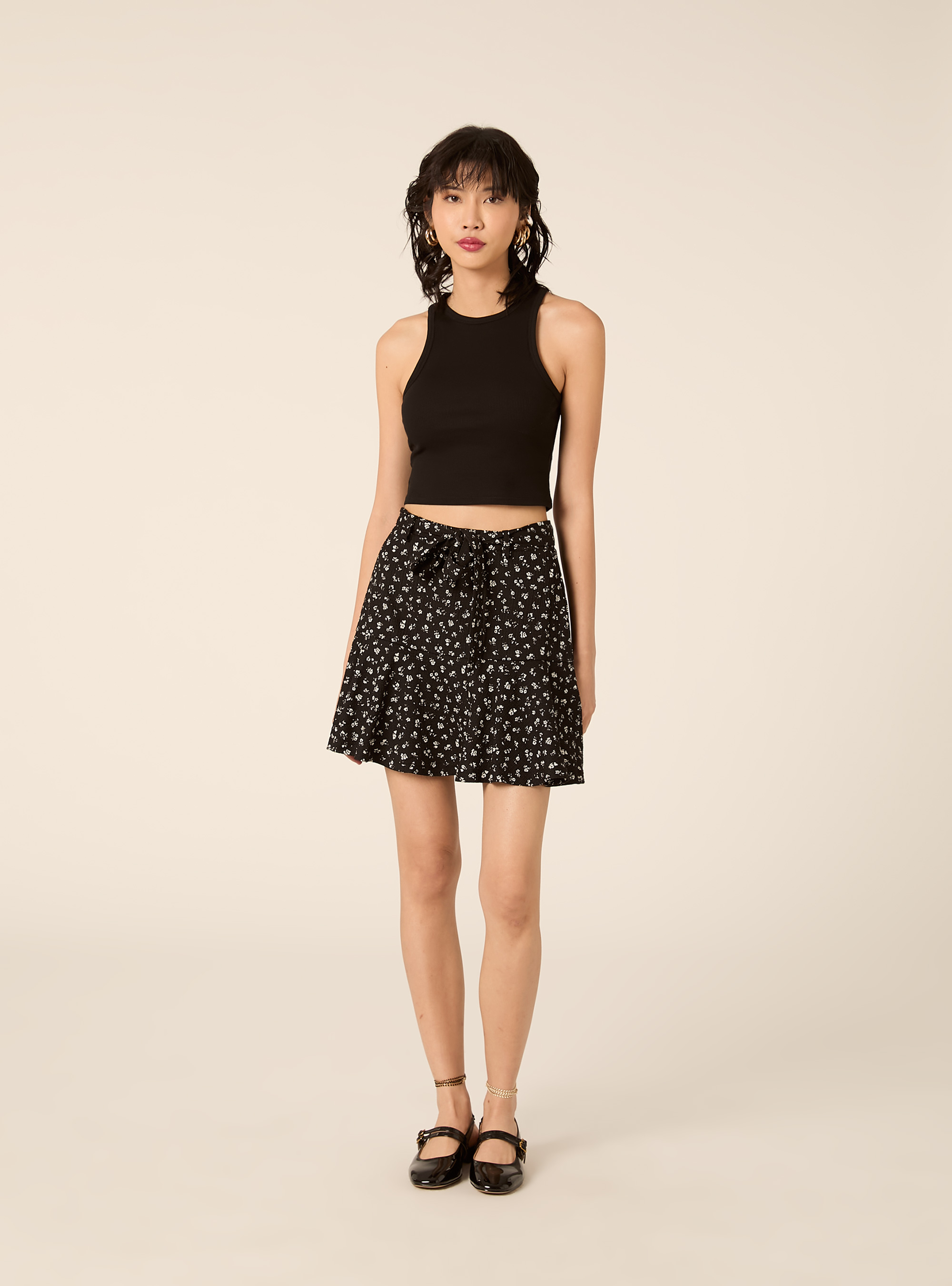 Canotta basic in cannete', BK1 BLACK