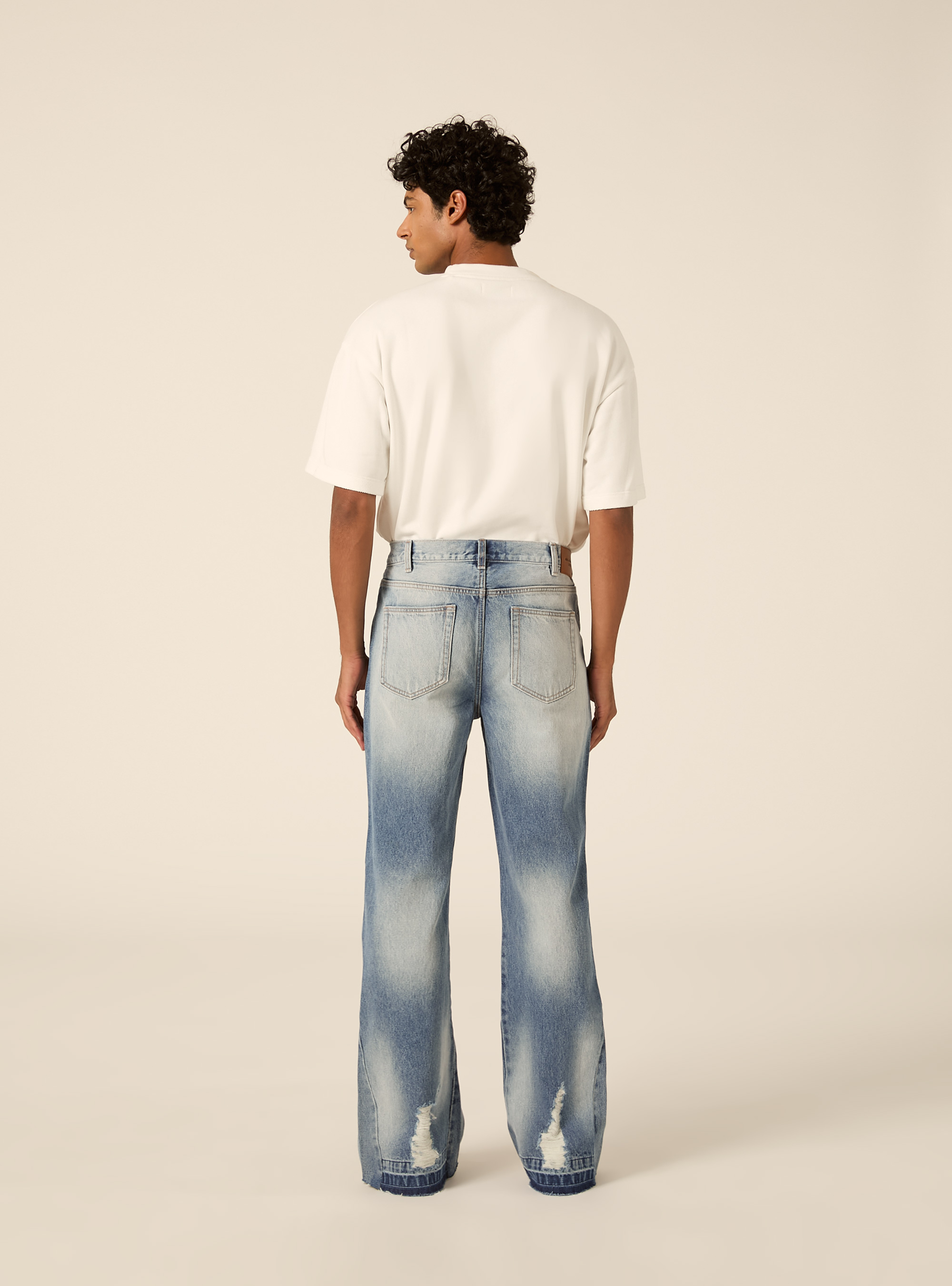 Jeans flare, D006 AZURE