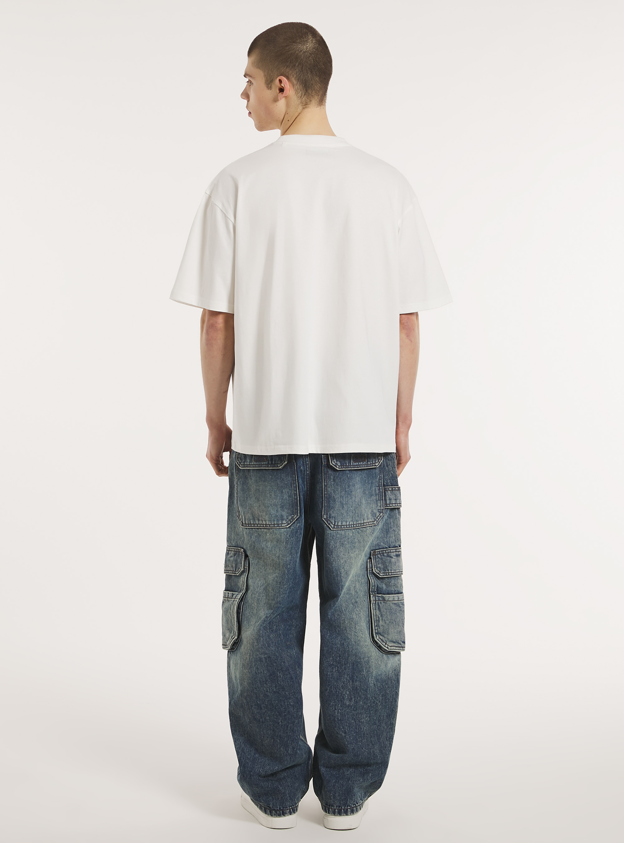Boxy fit cotton t-shirt | Alcott | Men's T-Shirt