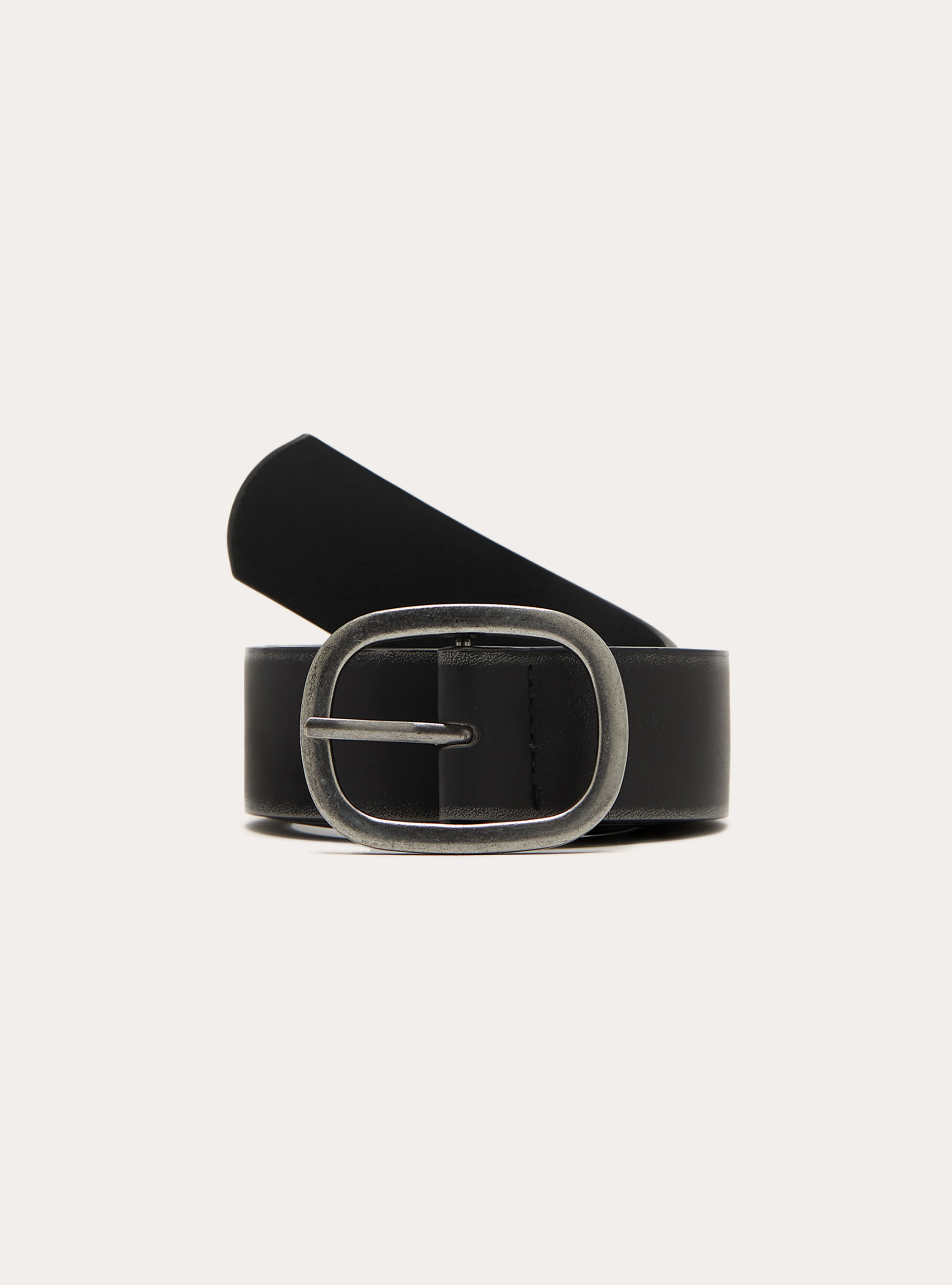 Ceinture effet cuir vintage, BK1 BLACK