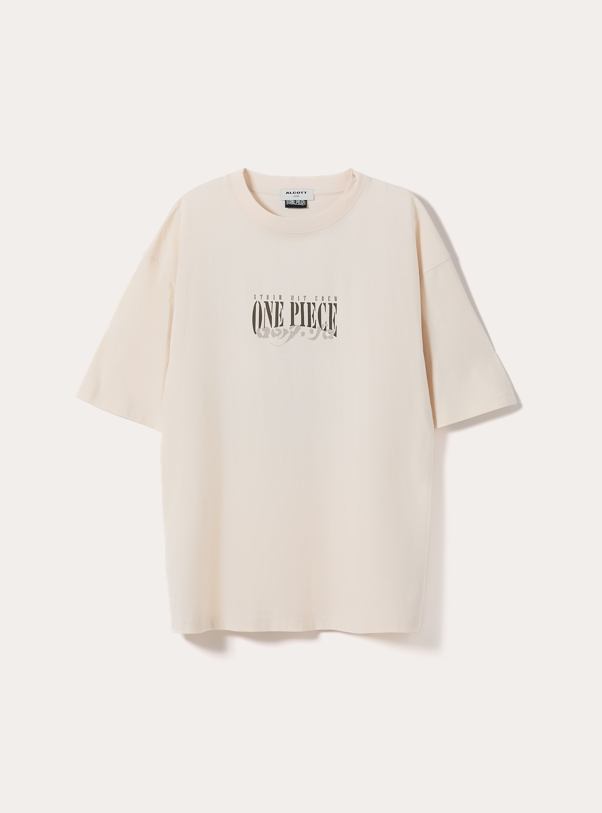 T-shirt one piece  boxy fit, CR3 CREAM LIGHT