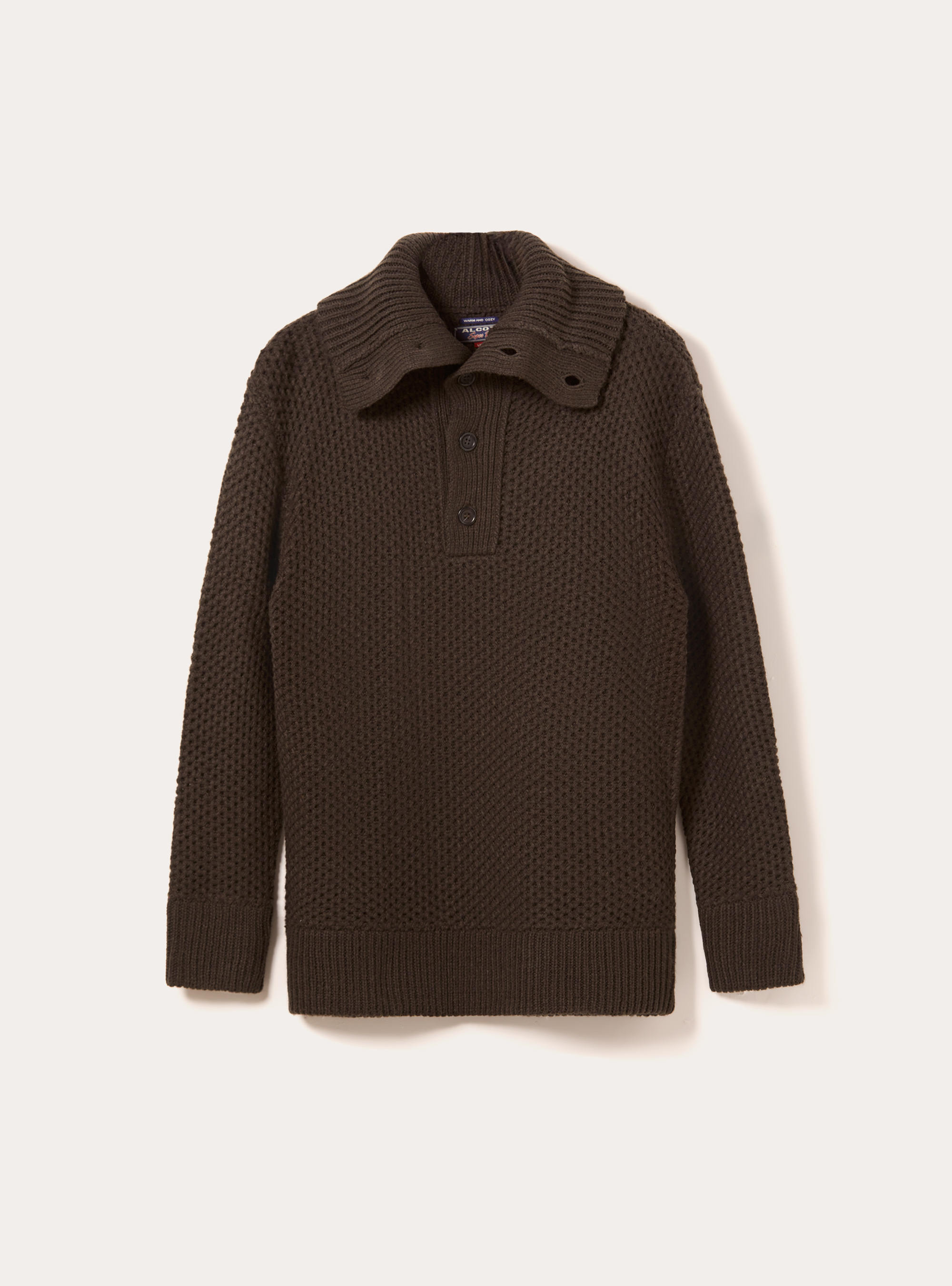 Pullover mit Polokragen, BR2 BROWN MEDIUM