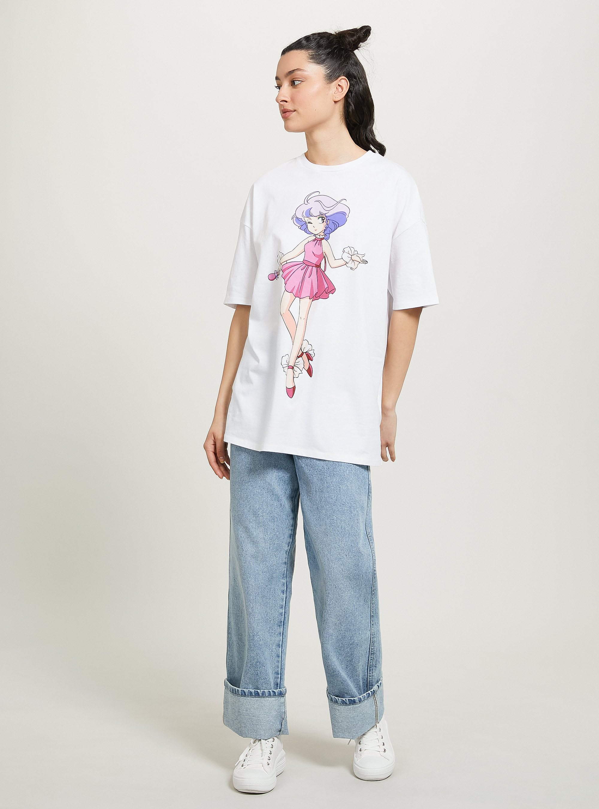 Creamy / Alcott T-shirt, WH3 WHITE