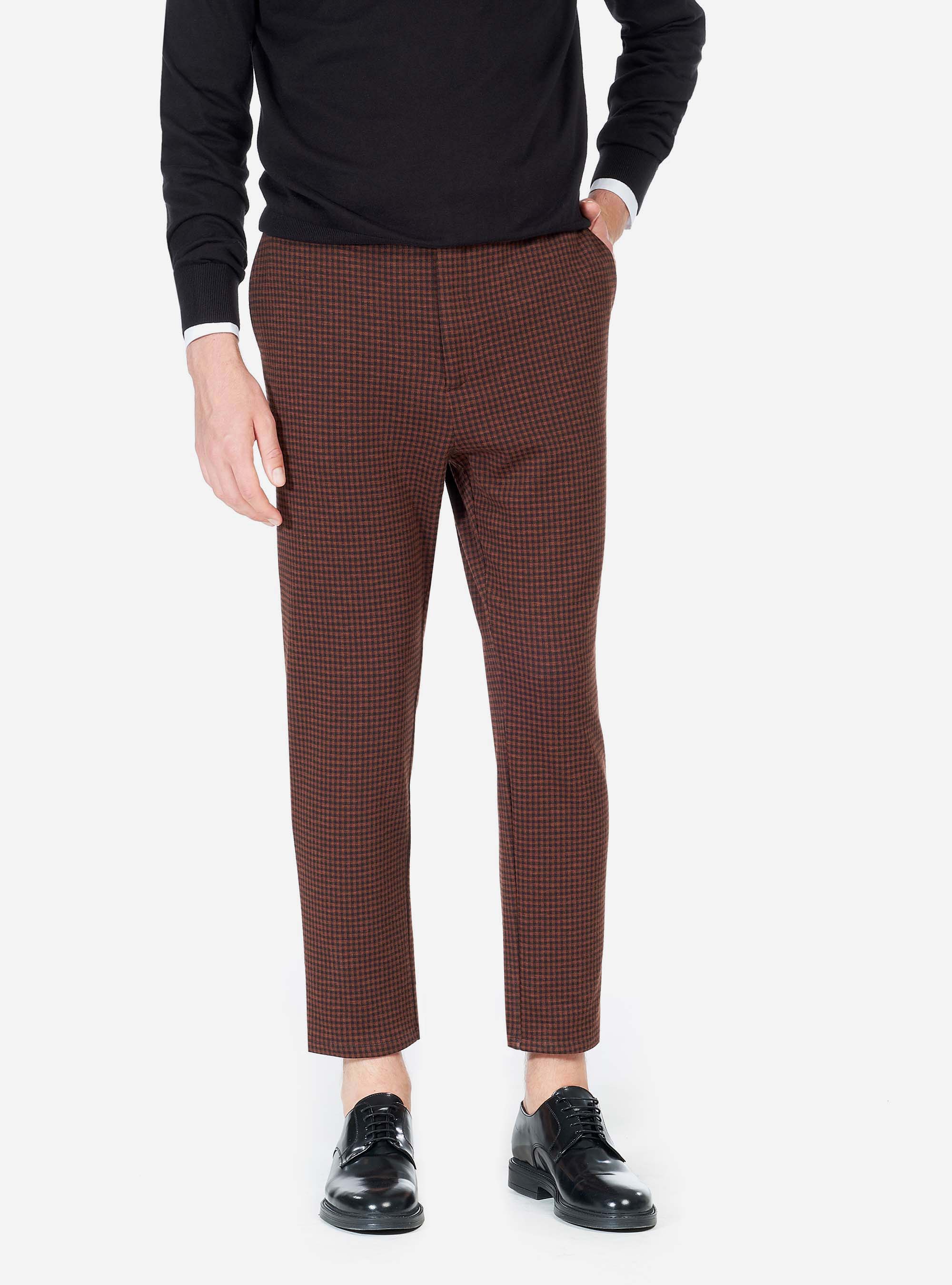 CHINO PANTS, BROWN