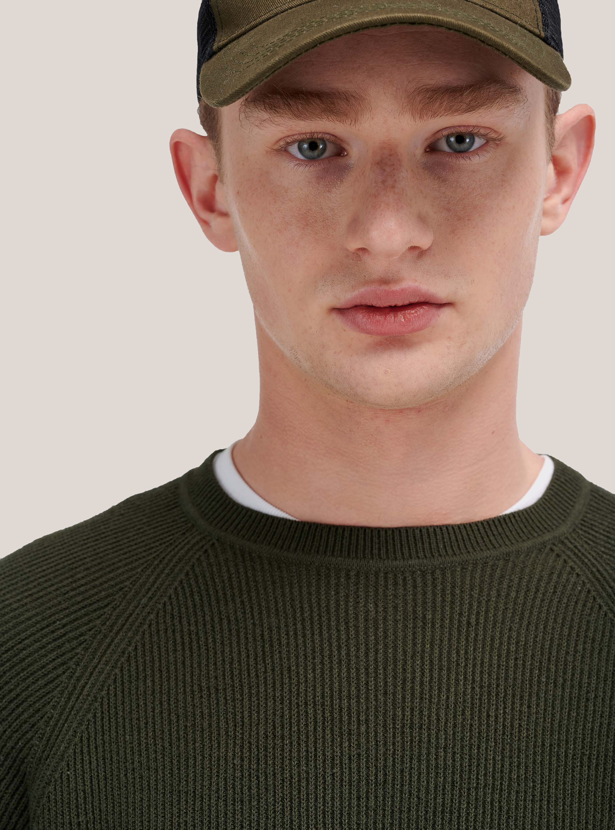 Pullover costa inglese, KAKI