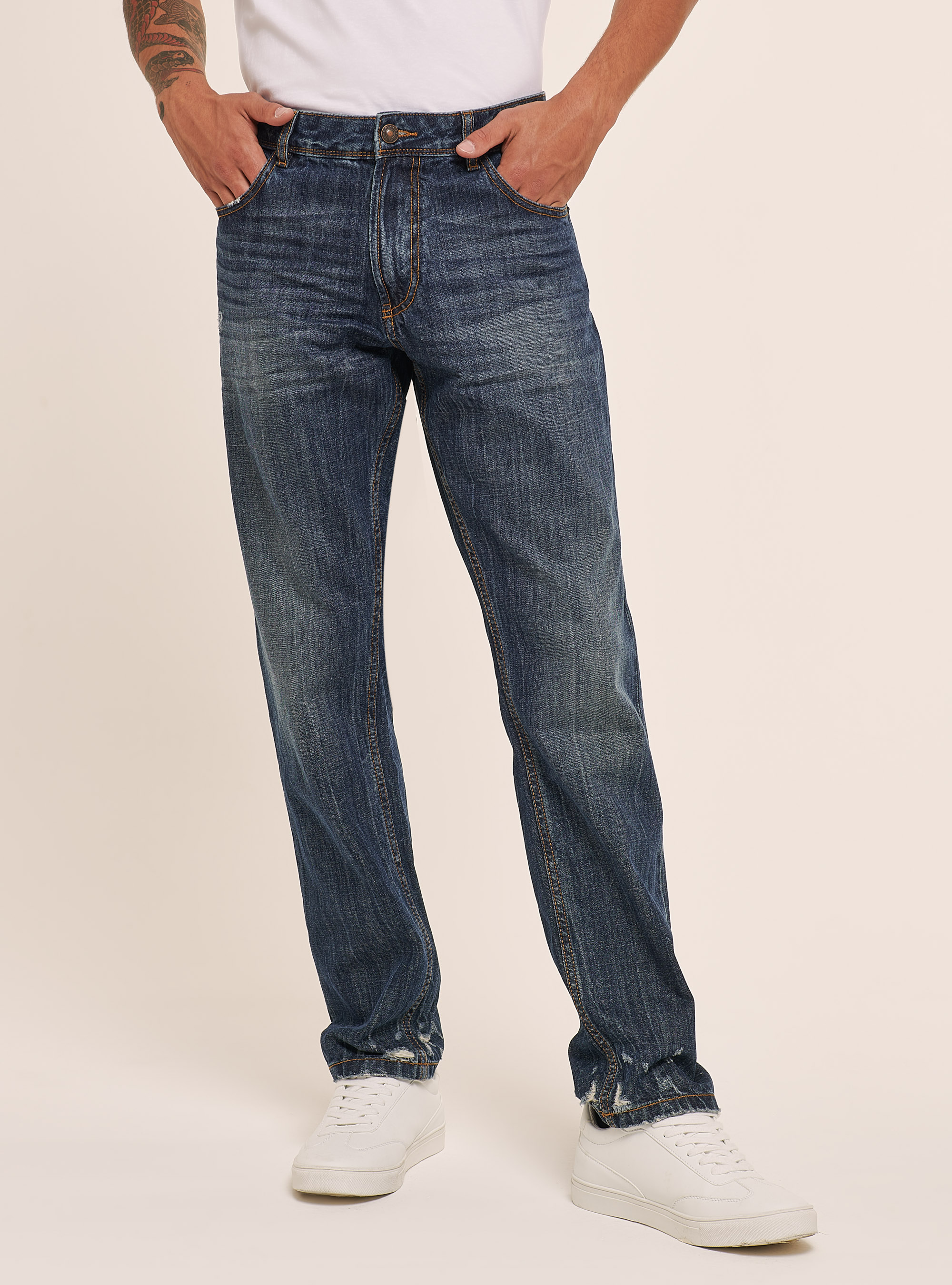 Jeans slim fit, AZZURRO