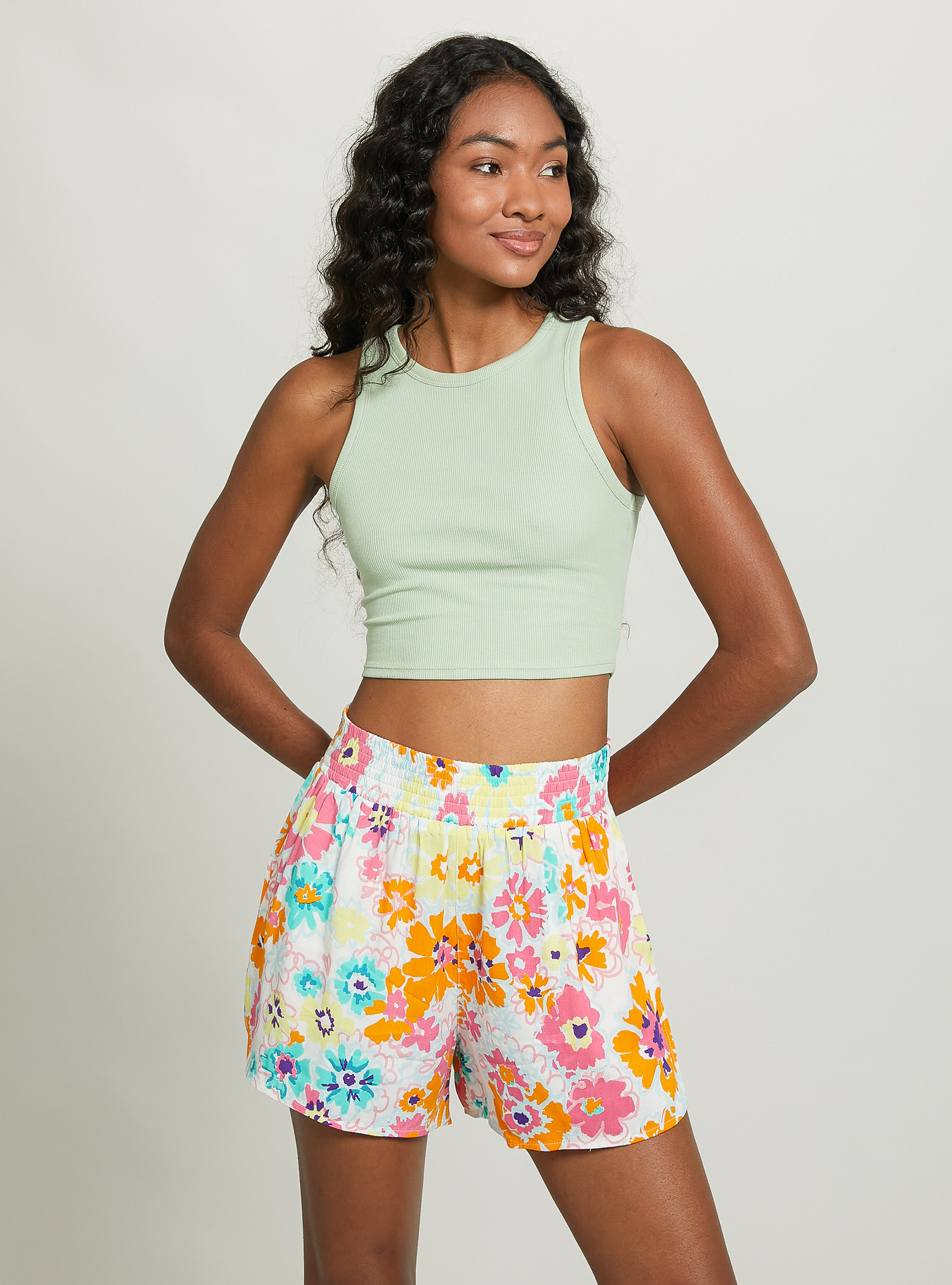 Camiseta de tirantes de algod&oacute;n, GN3 GREEN LIGHT