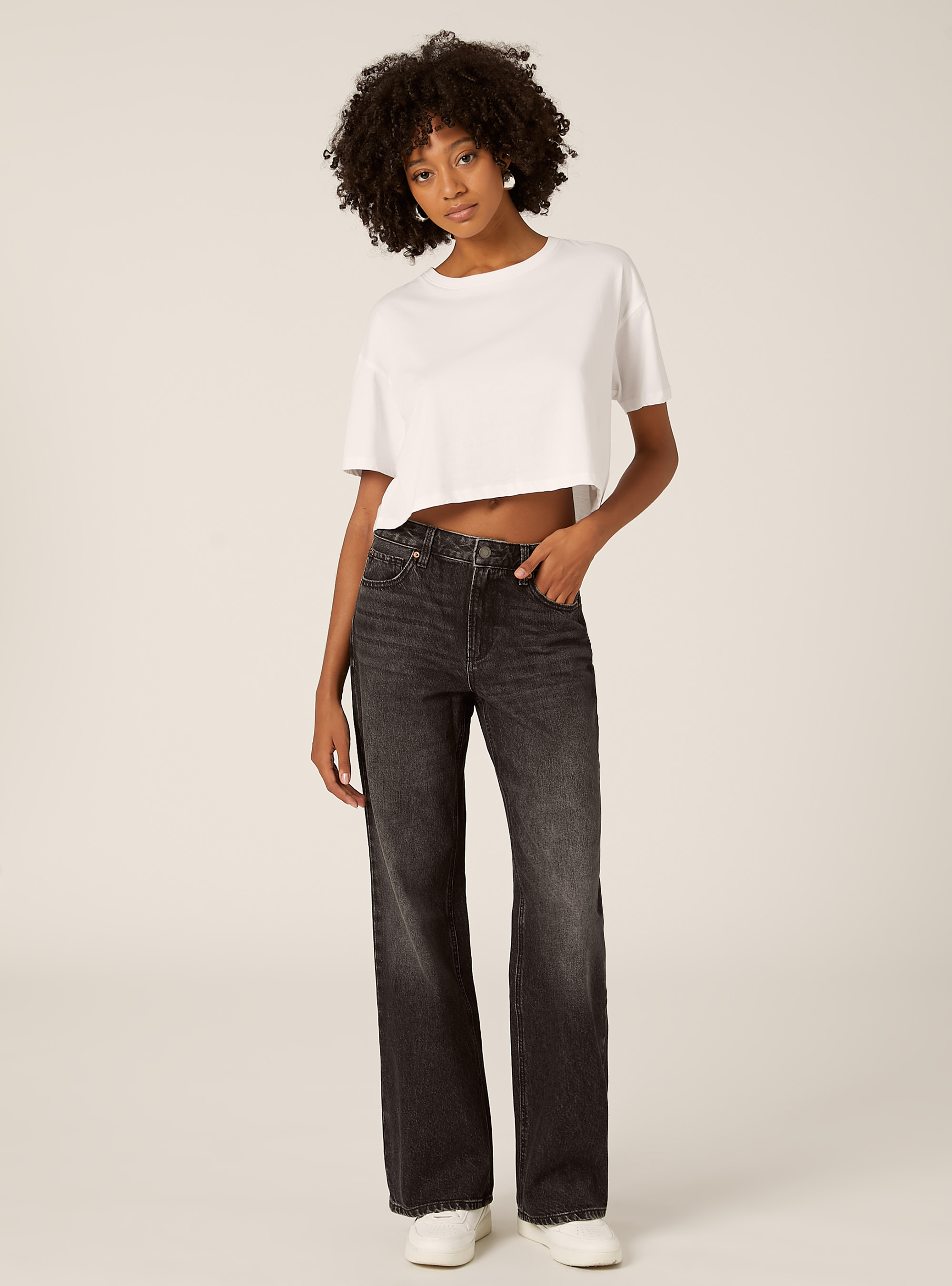 Straight fit jeans, D000 BLACK