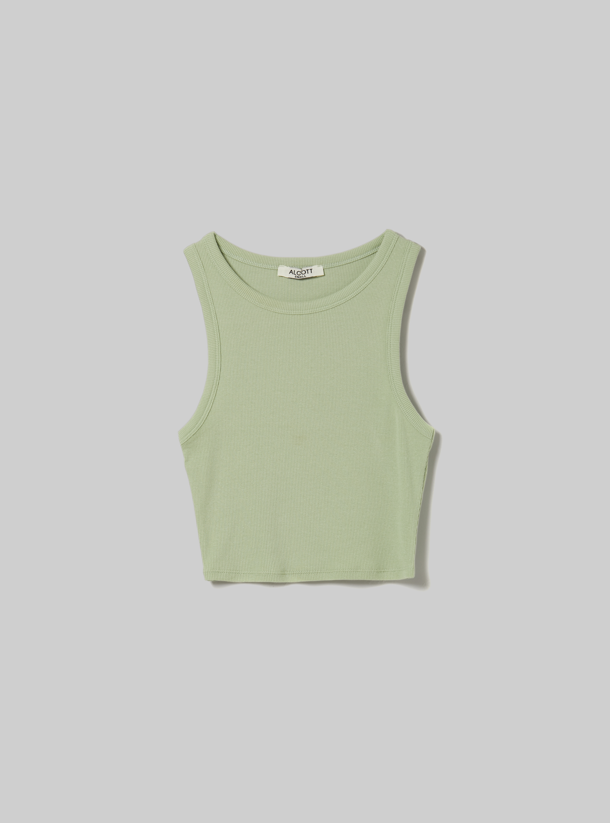 Camiseta de tirantes de algod&oacute;n, GN3 GREEN LIGHT