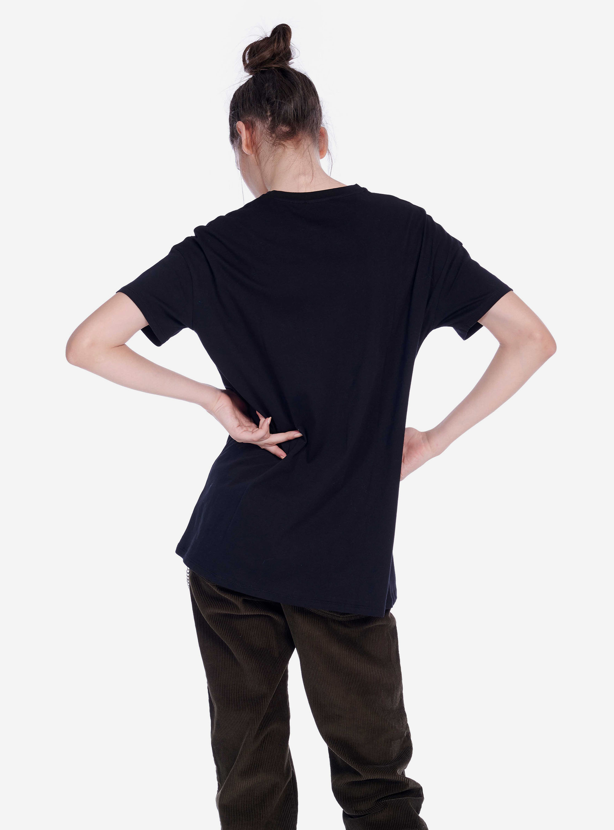 CAMISETA OVER, NEGRO