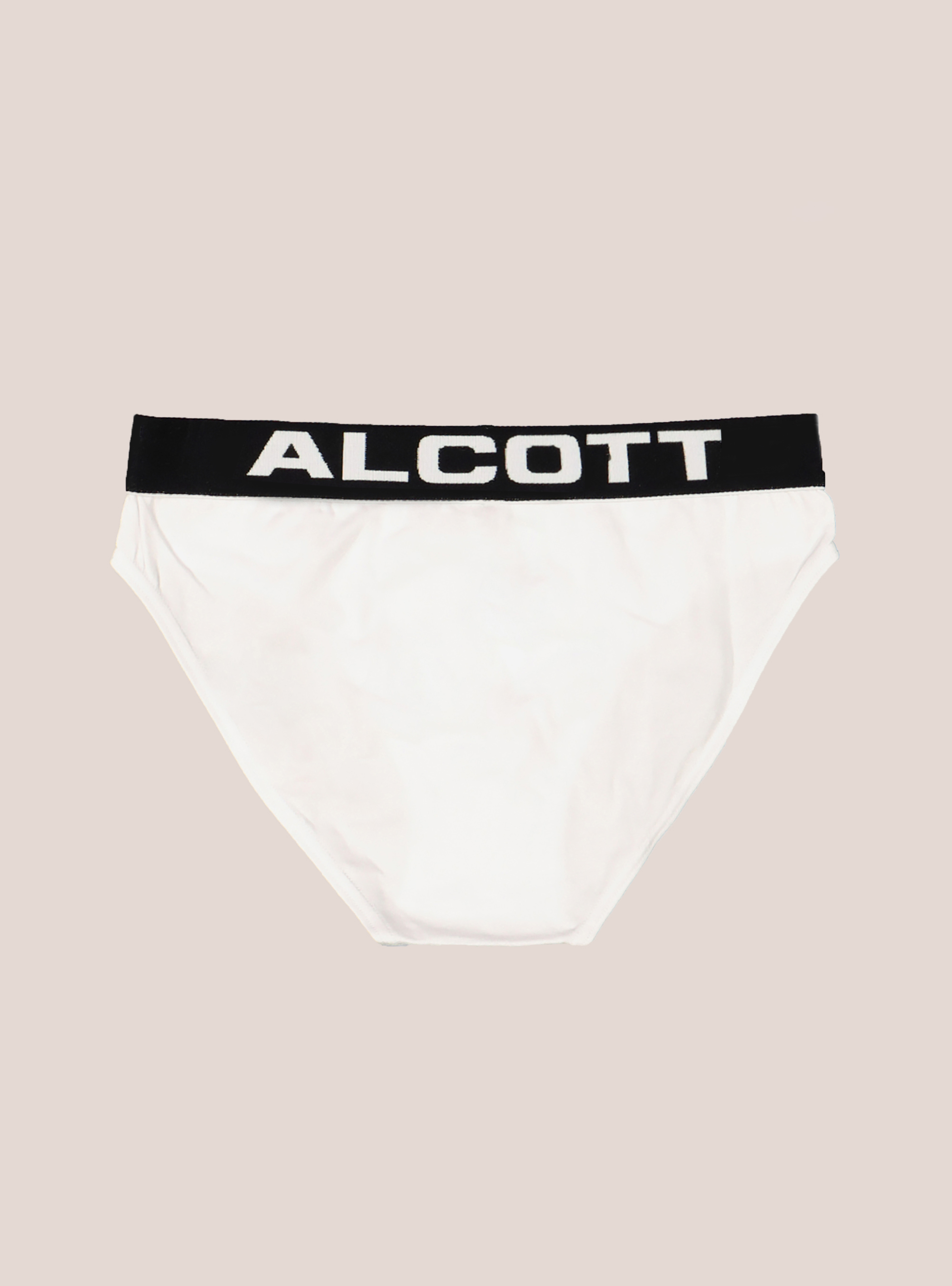 Slip basique avec logo, C099 WHITE