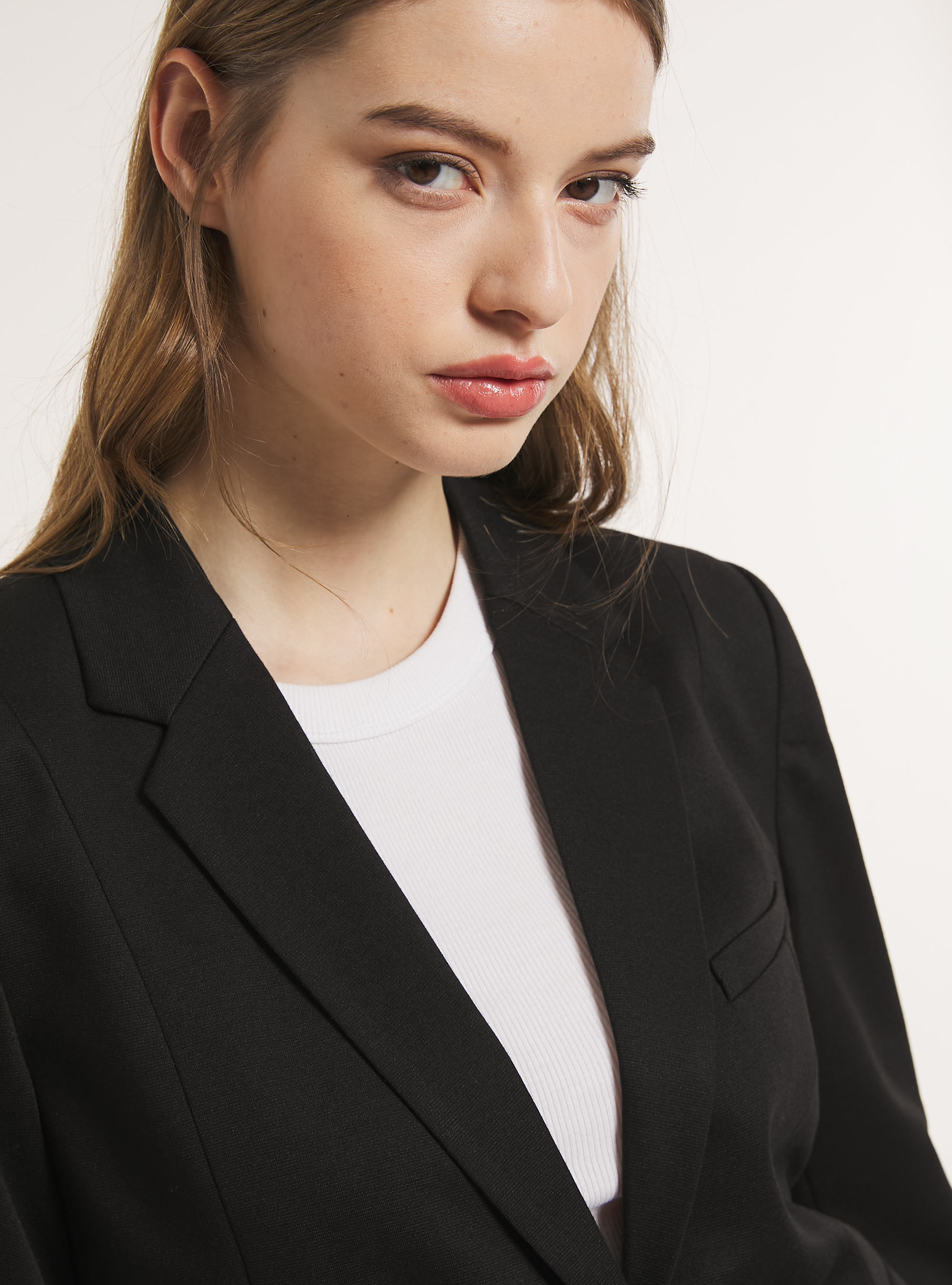 Jersey blazer, BK1 BLACK