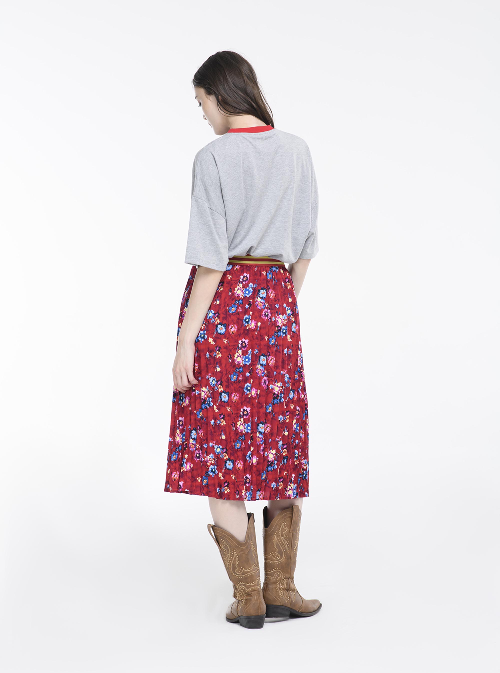 Gonna plisse, FL FLOREAL