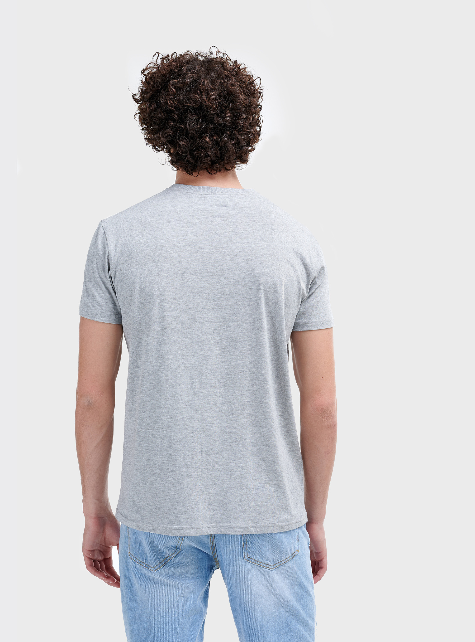 Tattoo t-shirt, LIGHT GREY MELANGE