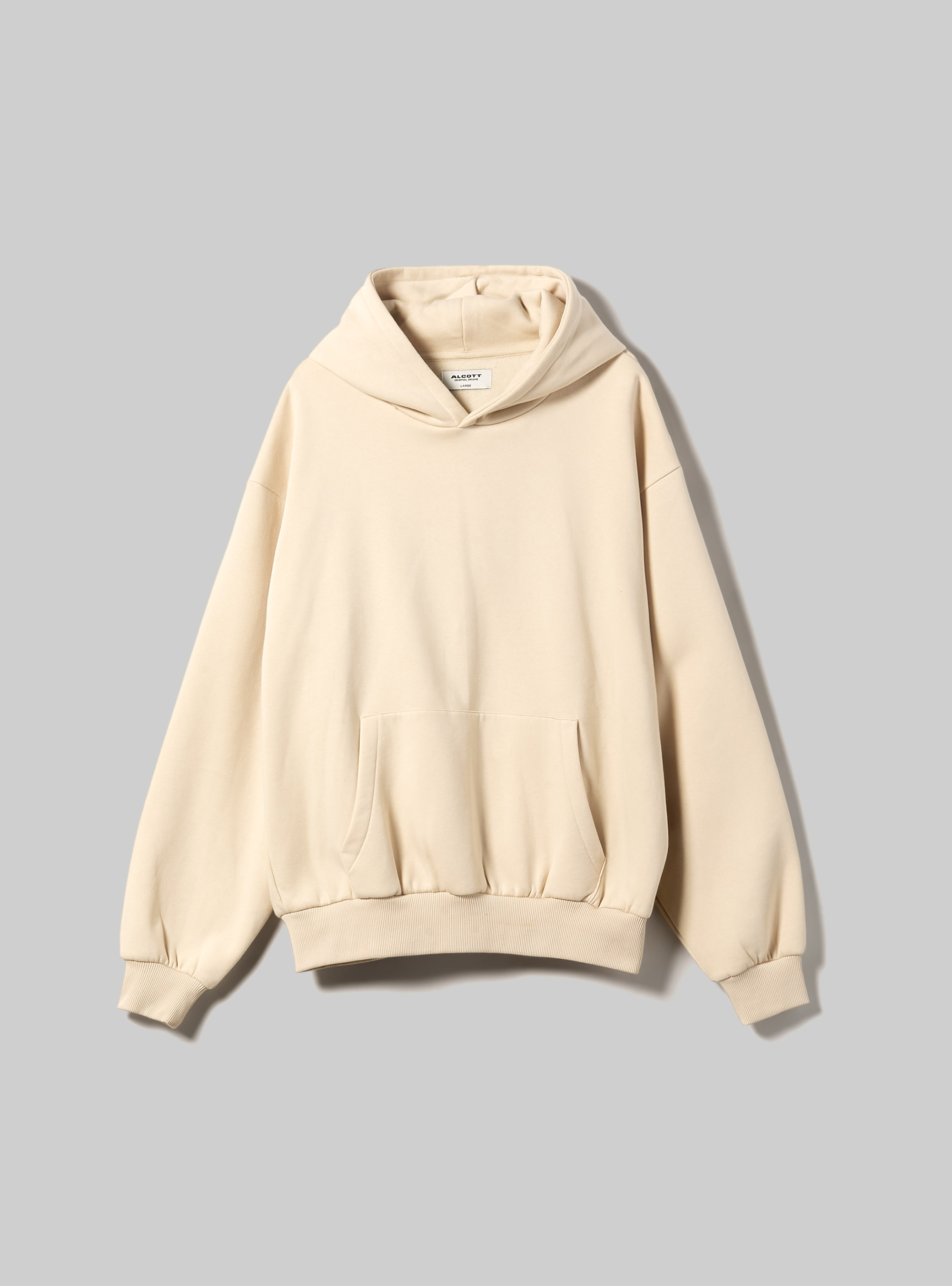 Sudadera con capucha Boxy Fit, SA2 SAND MEDIUM