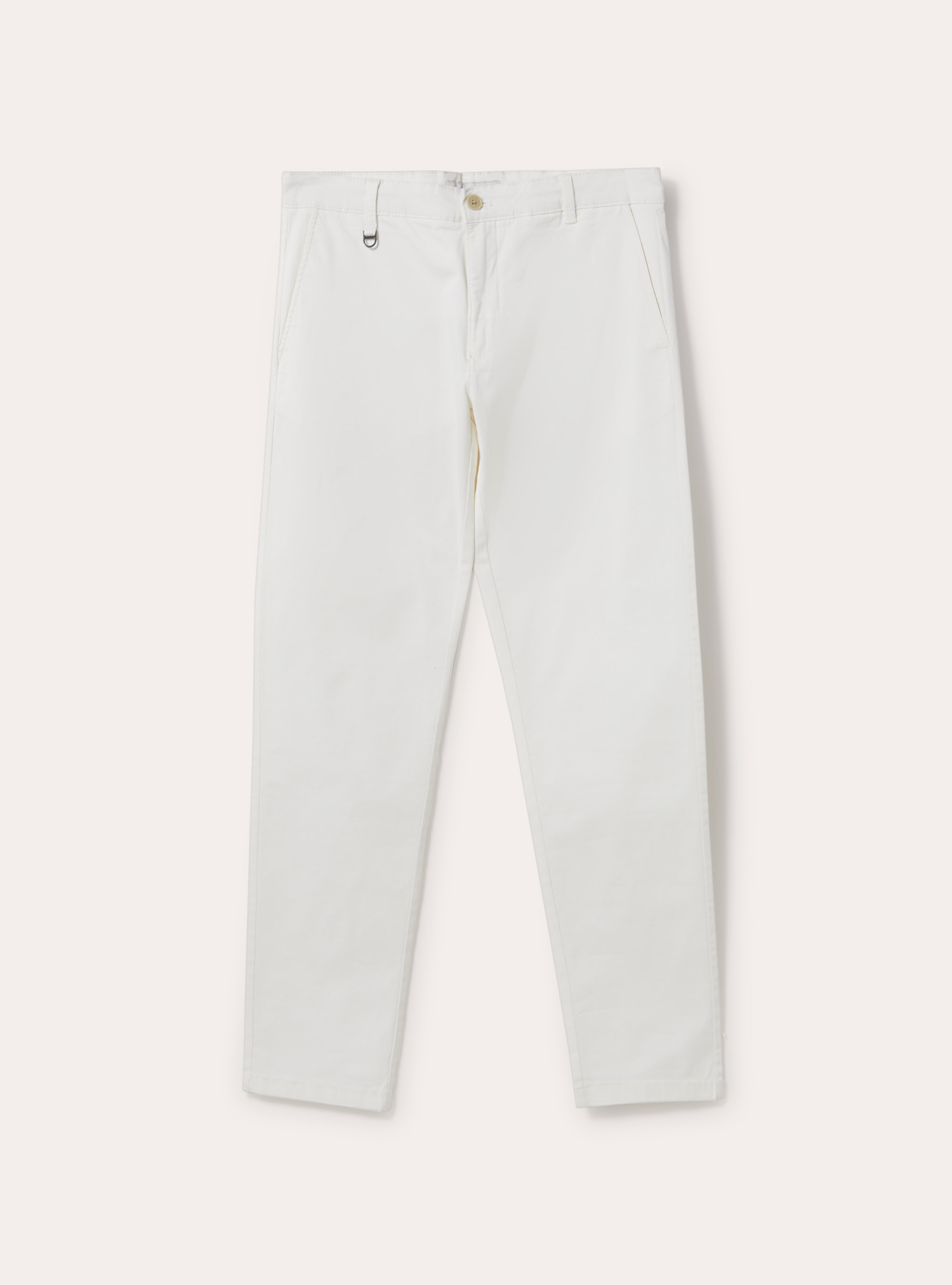 Skinny fit stretch twill chinos, WH1 OFF WHITE