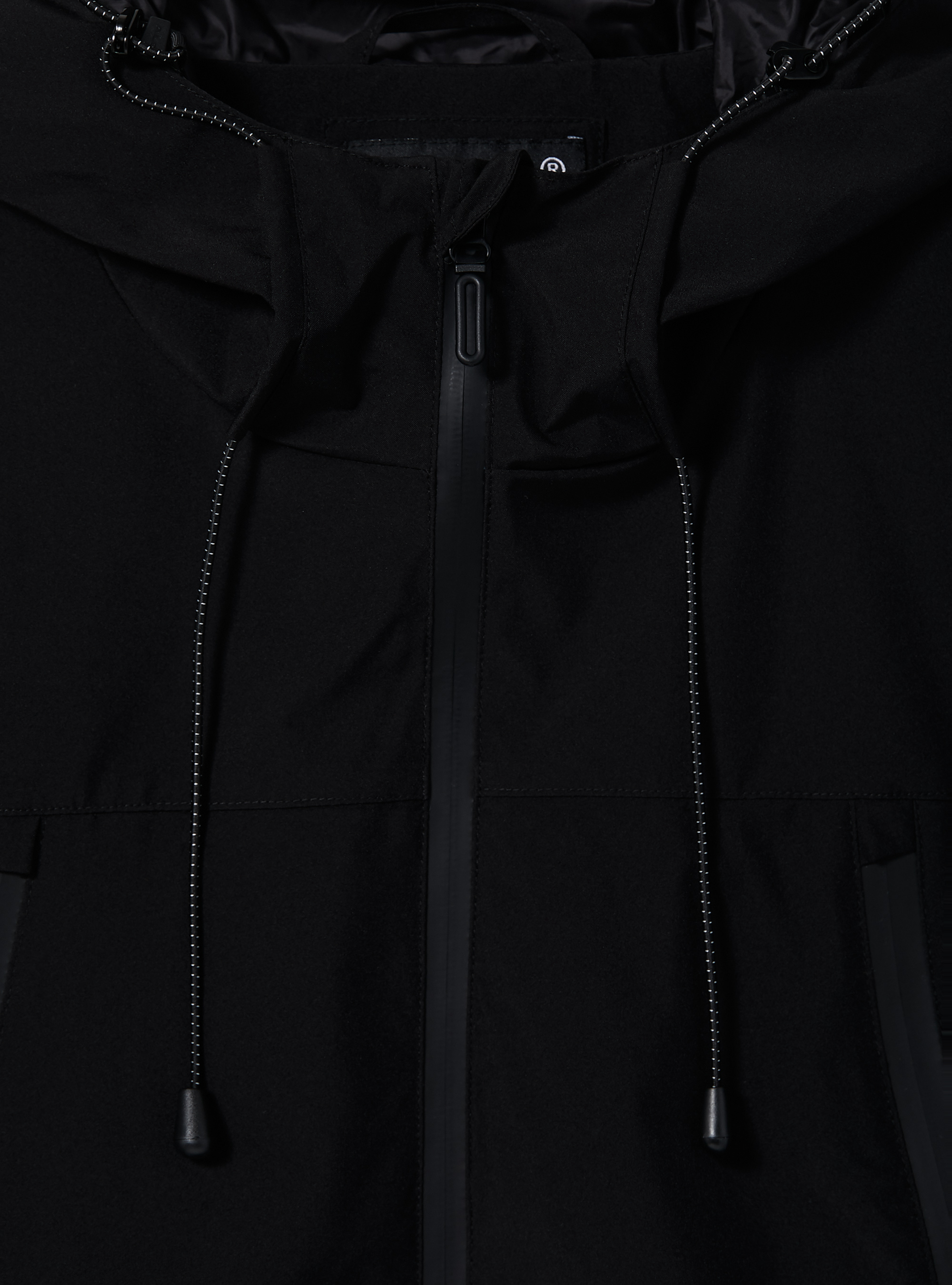 Veste &agrave; capuche imperm&eacute;able, BK1 BLACK