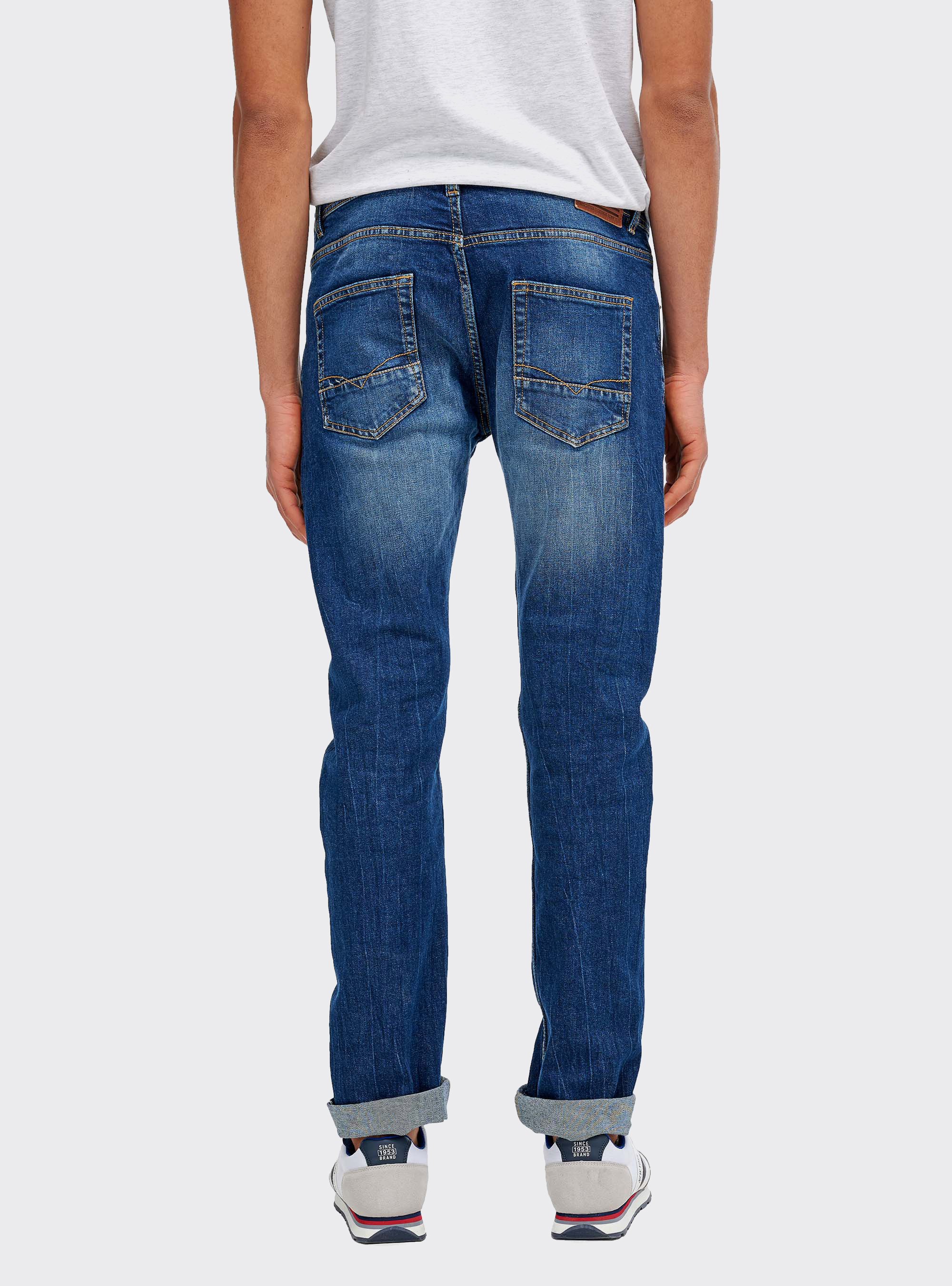 Jean slim selvedge, C284 AZZURRE