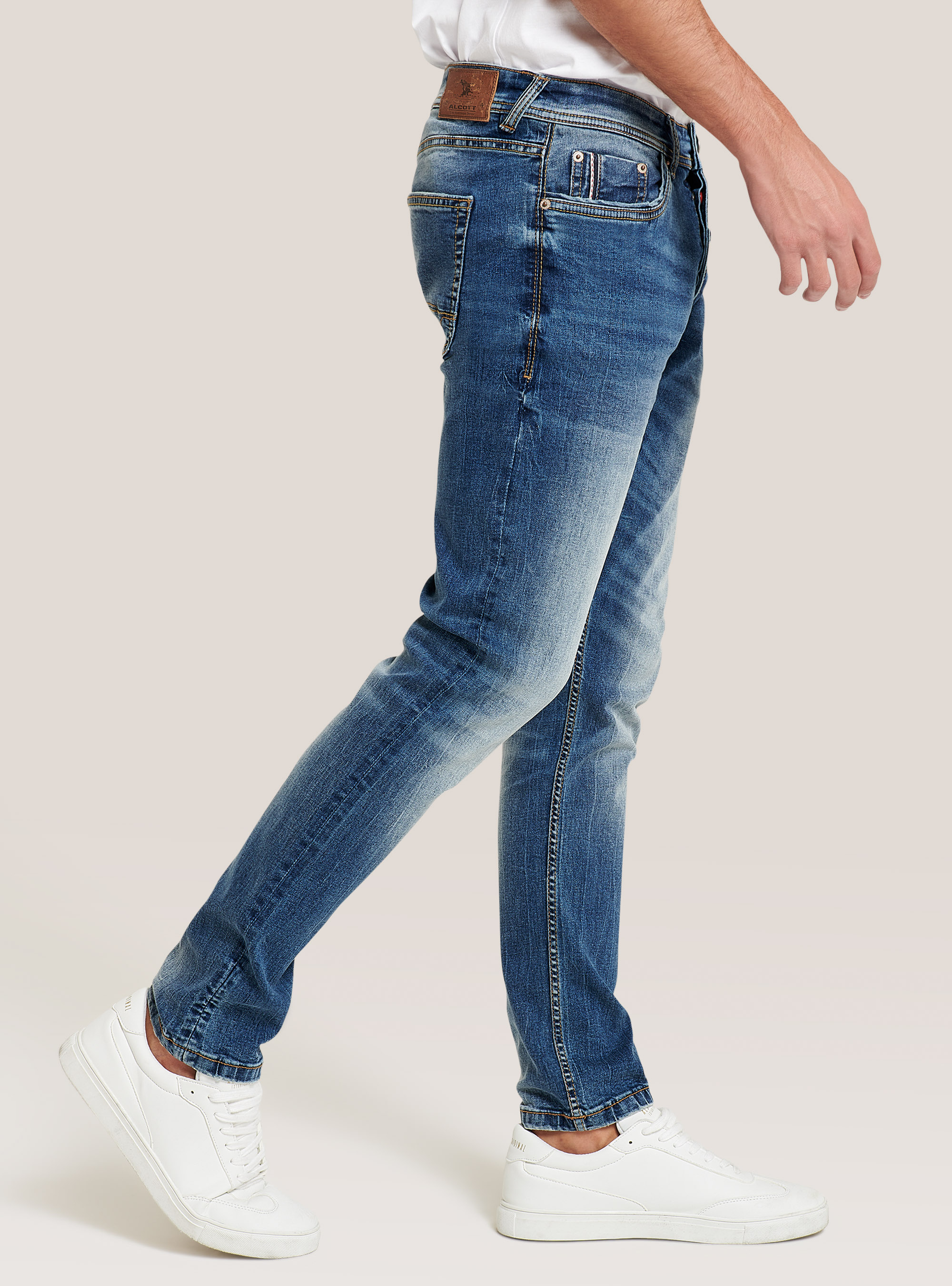 Skinny fit stretch denim jeans, AZURE