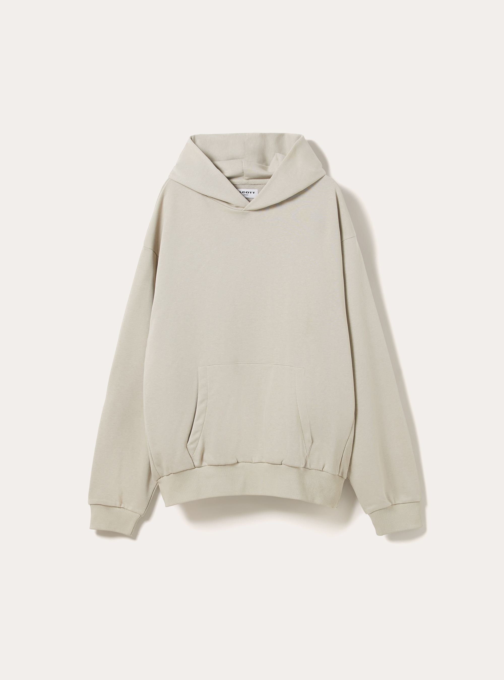 Sweat-shirt ample &agrave; capuche, BG1 BEIGE DARK