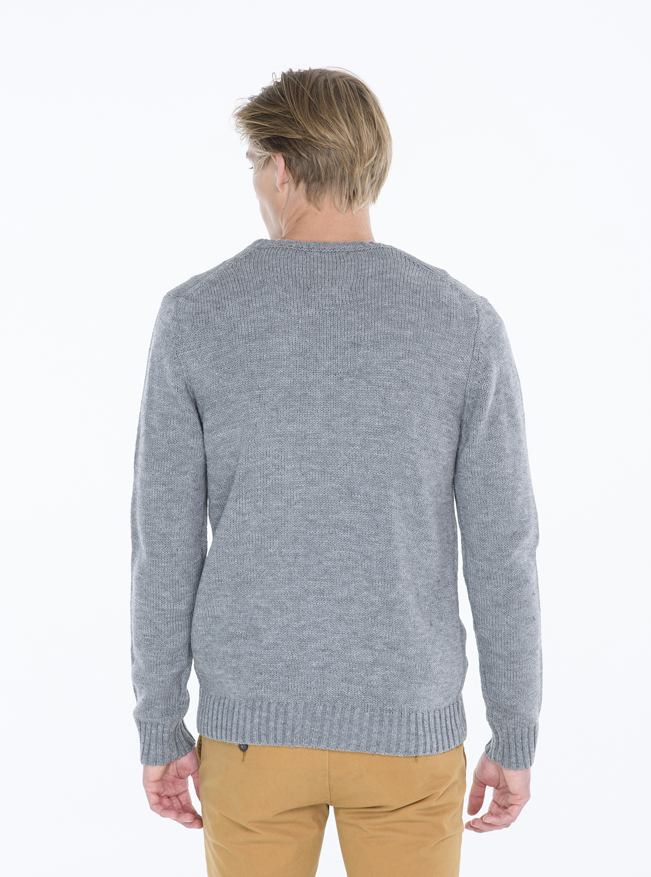 Pullover christmas, GRIS MELANGE
