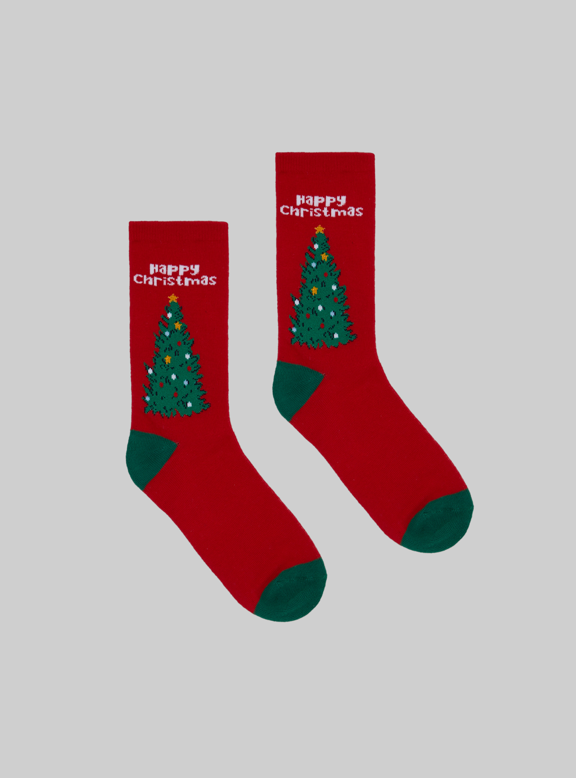 Confezione Da 3 Calzini Natalizi In Cotone Biologico - Ecologici E Sostenibili - Regalo Di Natale