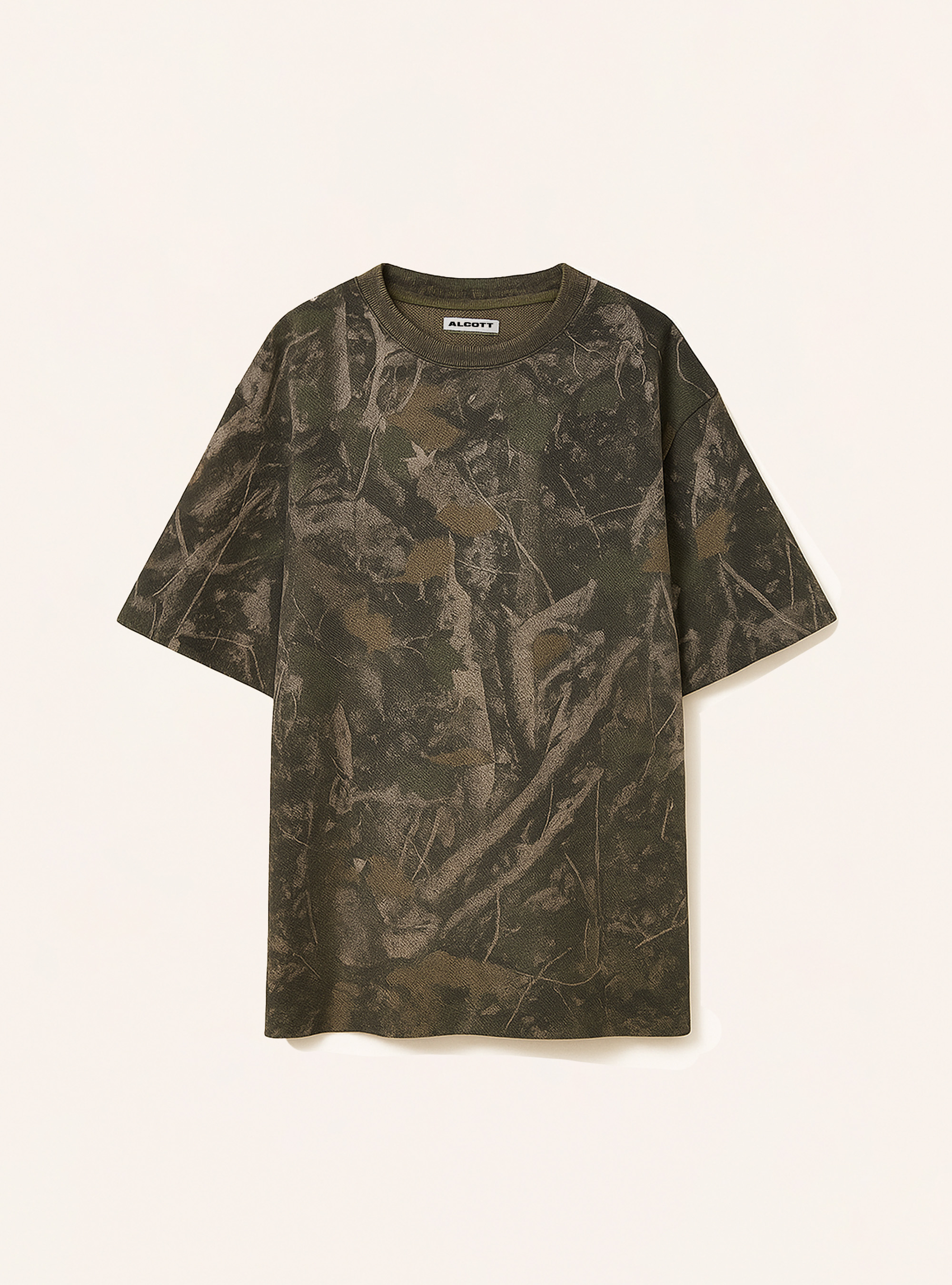 T-shirt coupe carrée Urban Camouflage, KY2 KAKY MEDIUM