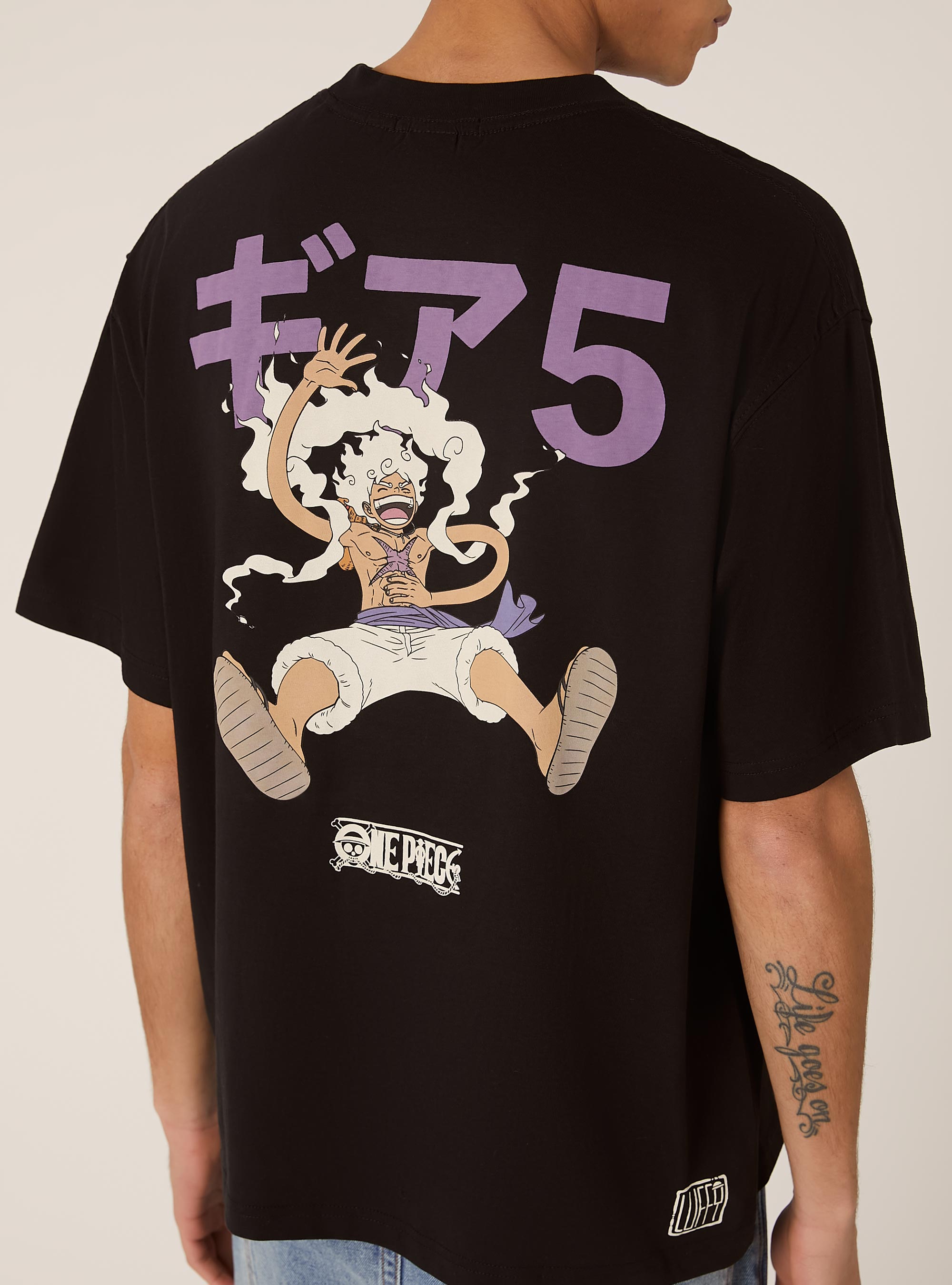 One Piece / Alcott boxy fit T-shirt, BK1 BLACK