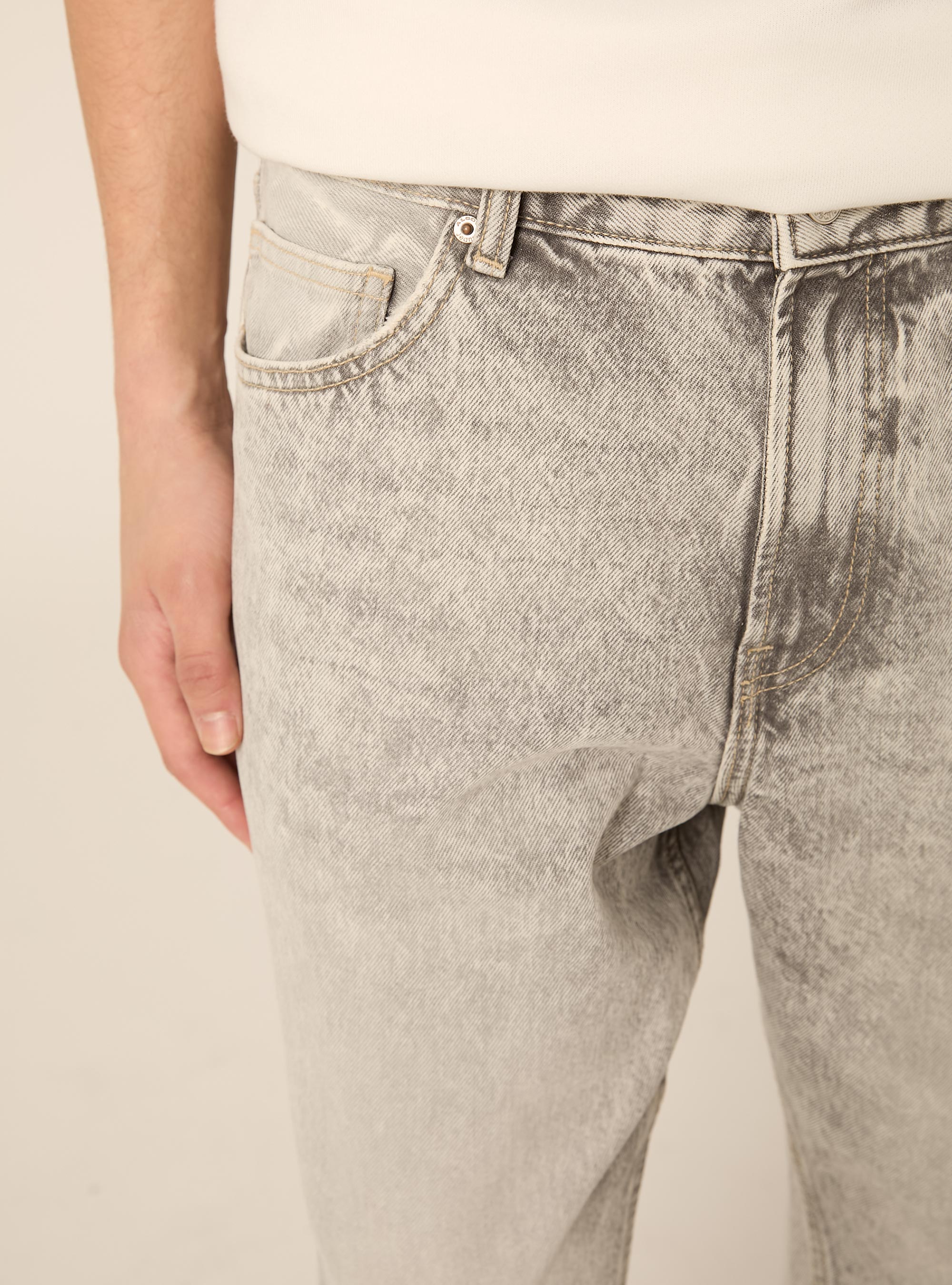 Tapered fit jeans, D00G GREY