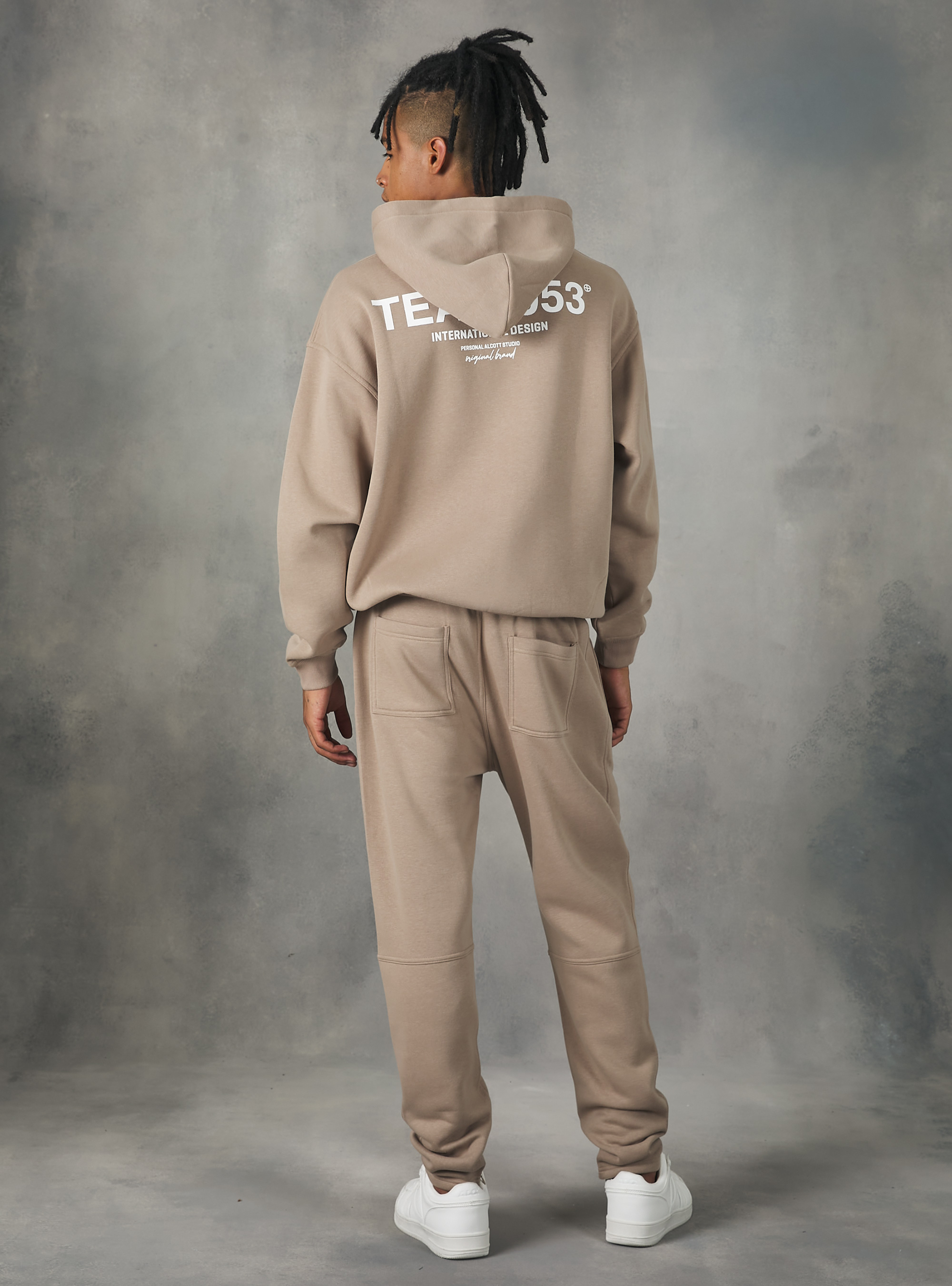 Sweatshirt with Team 053 print, BG1 BEIGE DARK