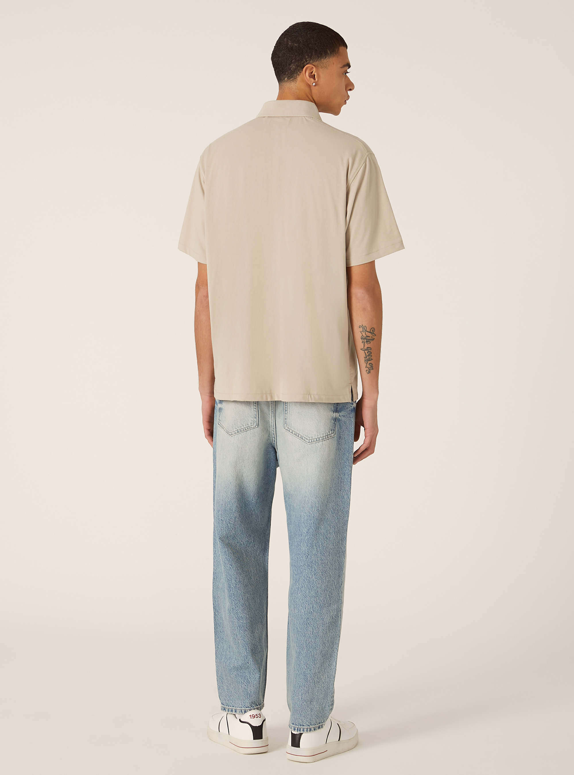 AIRes jersey polo shirt, BG2 BEIGE MEDIUM