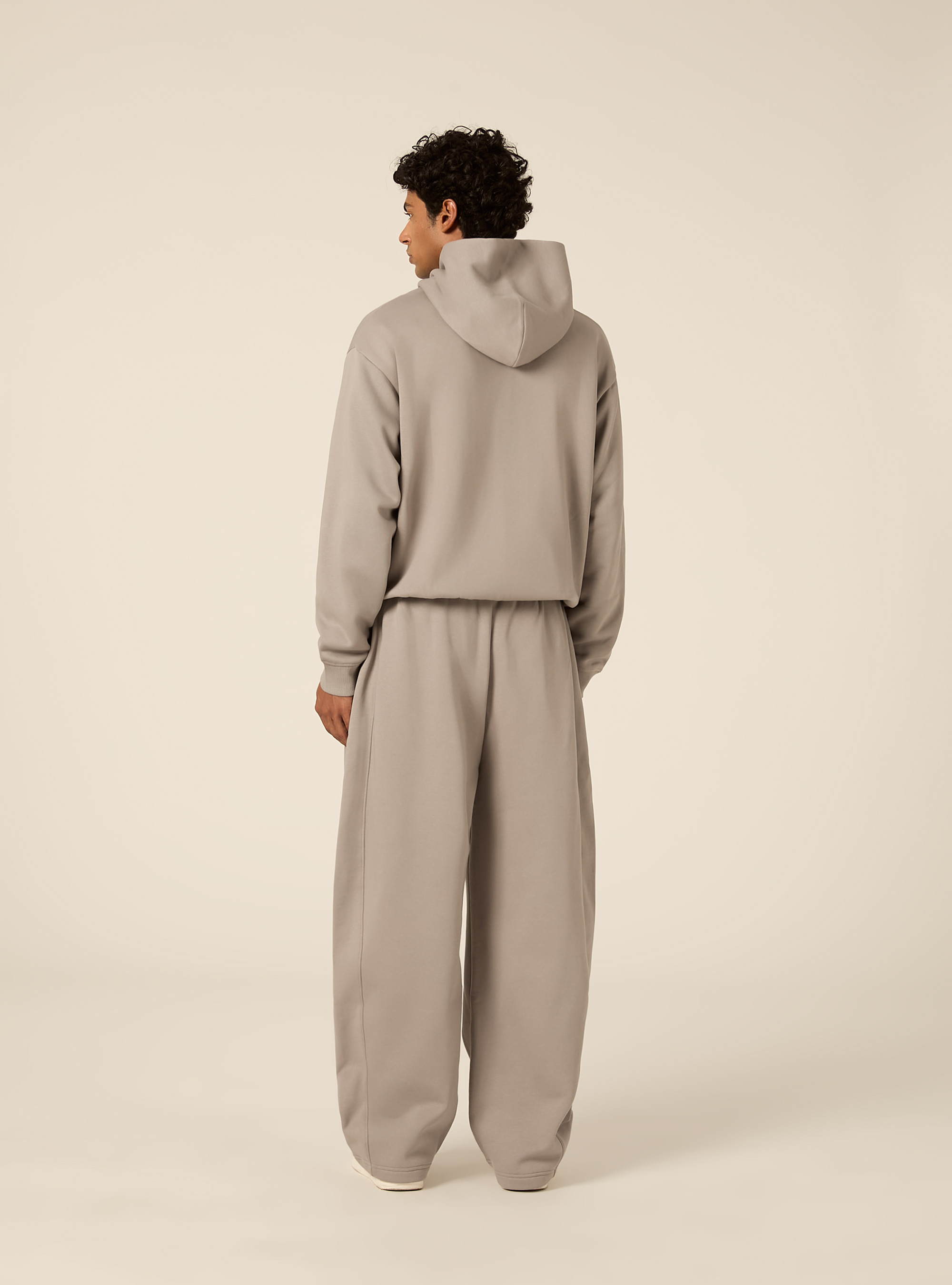 Pantalone in felpa barrel fit, GY2 GREY MEDIUM