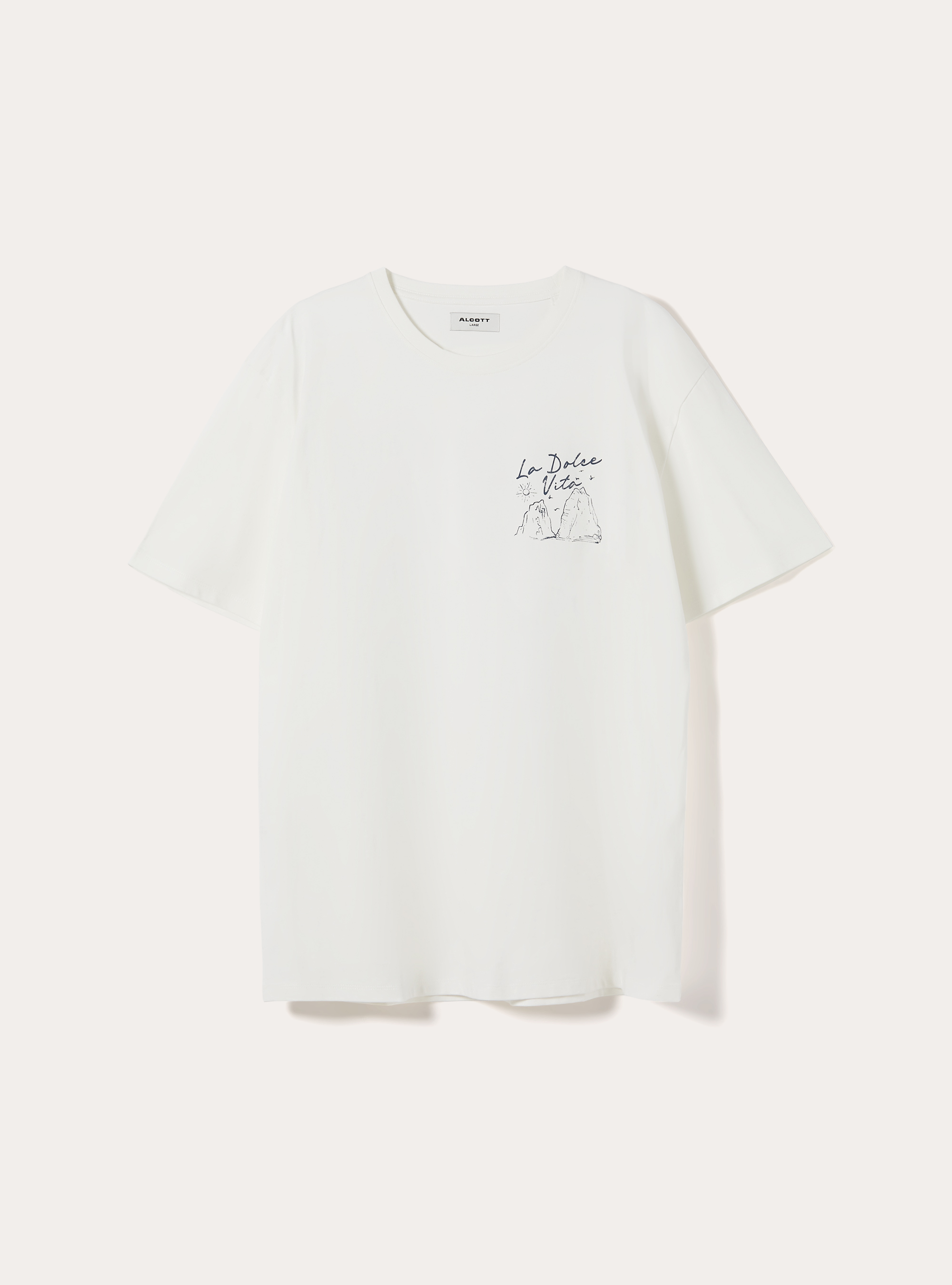 T-shirt capri la dolce vita, WH2 WHITE