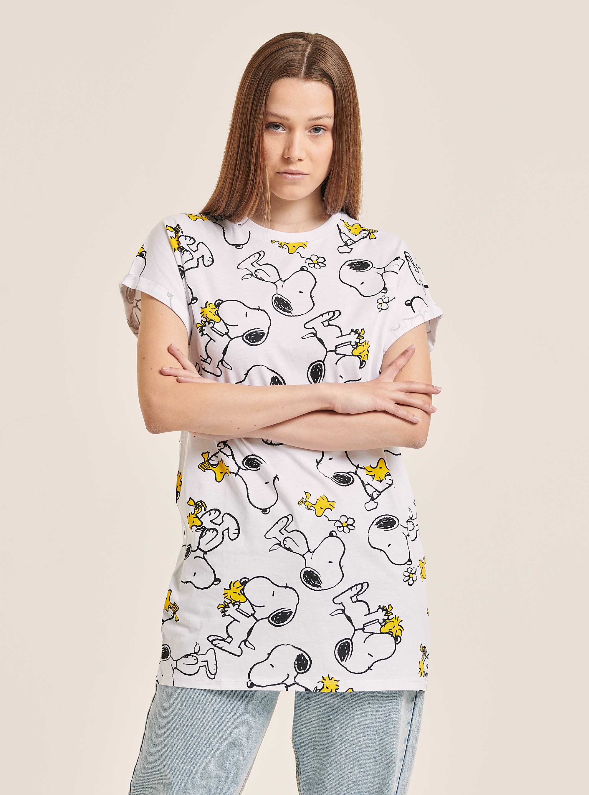 Peanuts T-shirt for Alcott, BLANCO