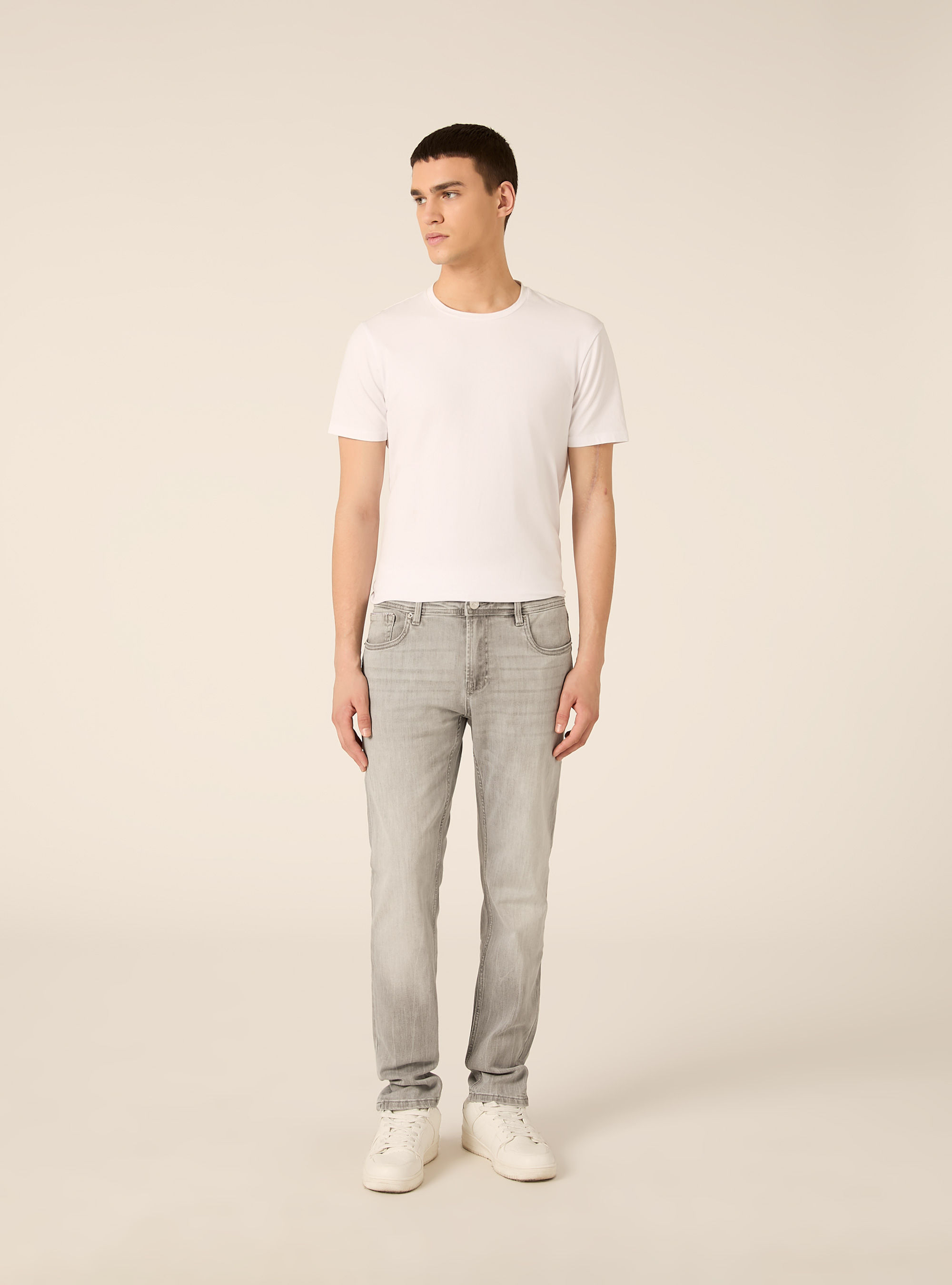 Jeans skinny fit, D03G GREY LIGHT