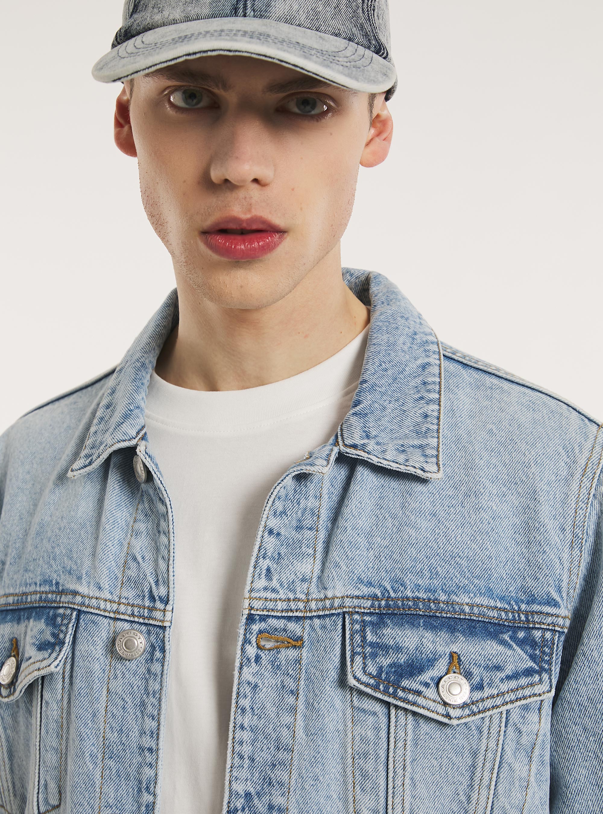 Regular fit denim jacket, D006 AZURE